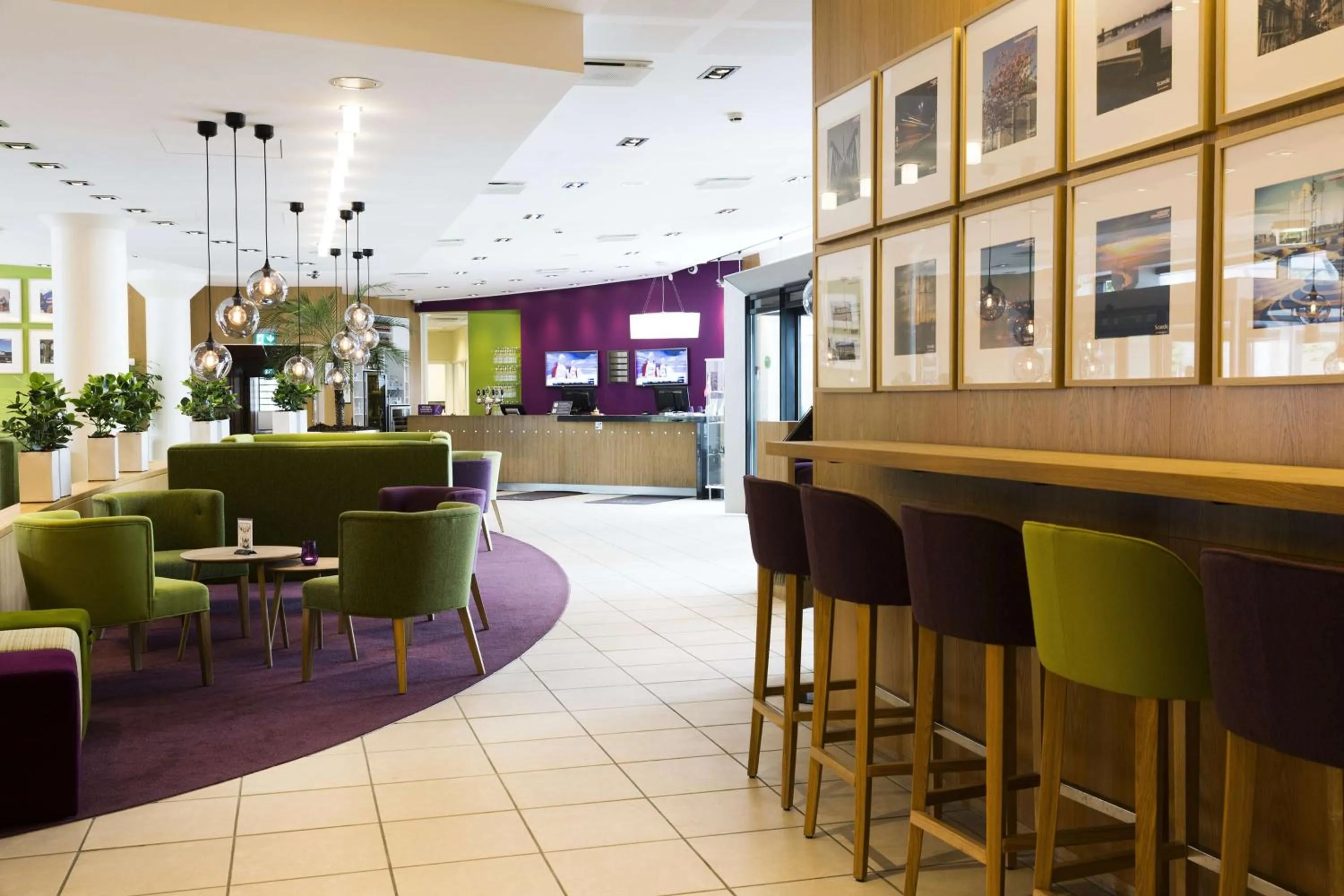 Lobby or reception in Scandic Aalborg City