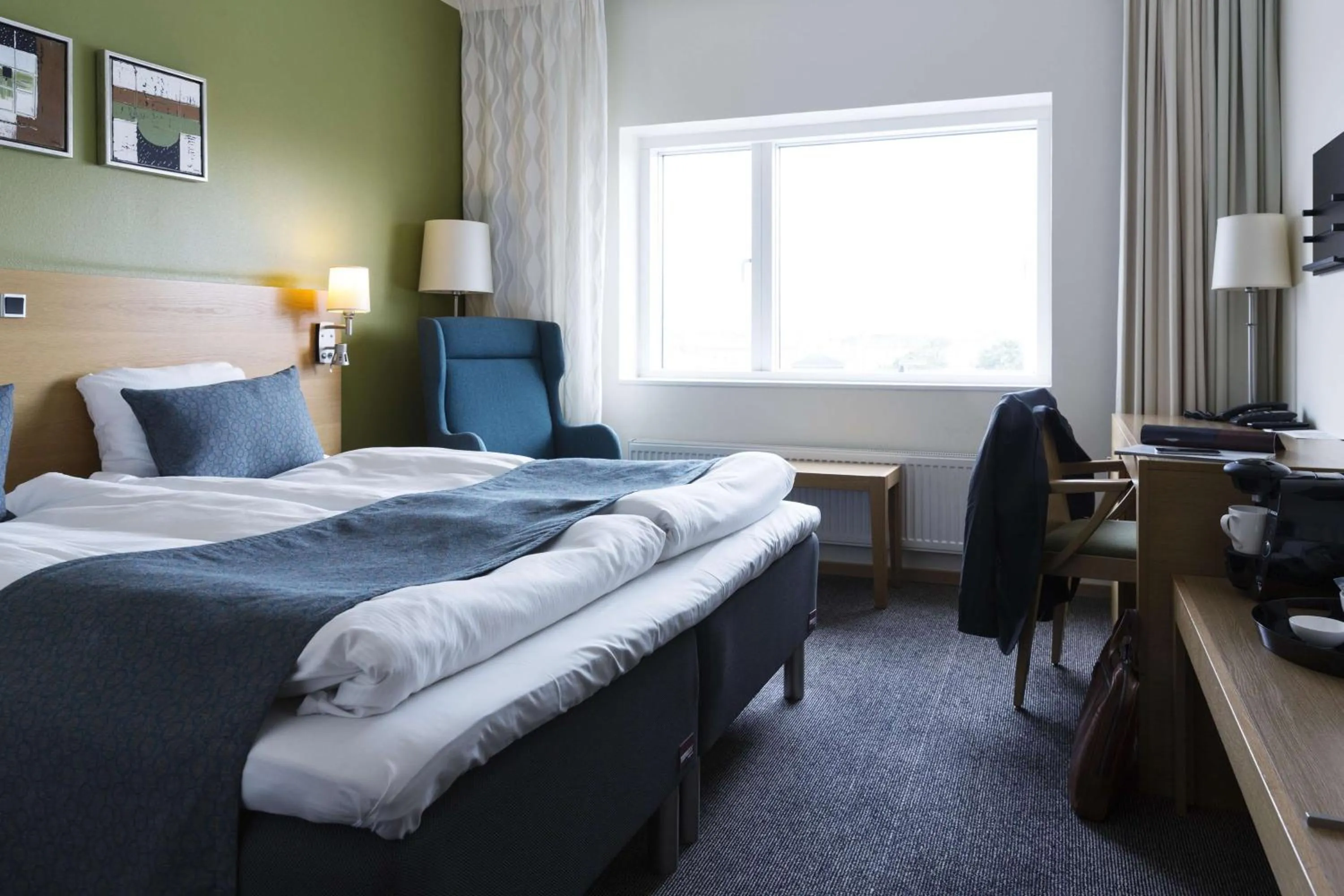 Bedroom, Bed in Scandic Aalborg City