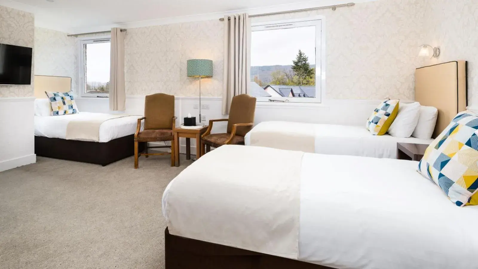 Large Family Room (2 Adults + 2 Children) in Scotland's Spa Hotel Large Family Room (2 Adults + 2 Children) in Scotland's Spa Hotel