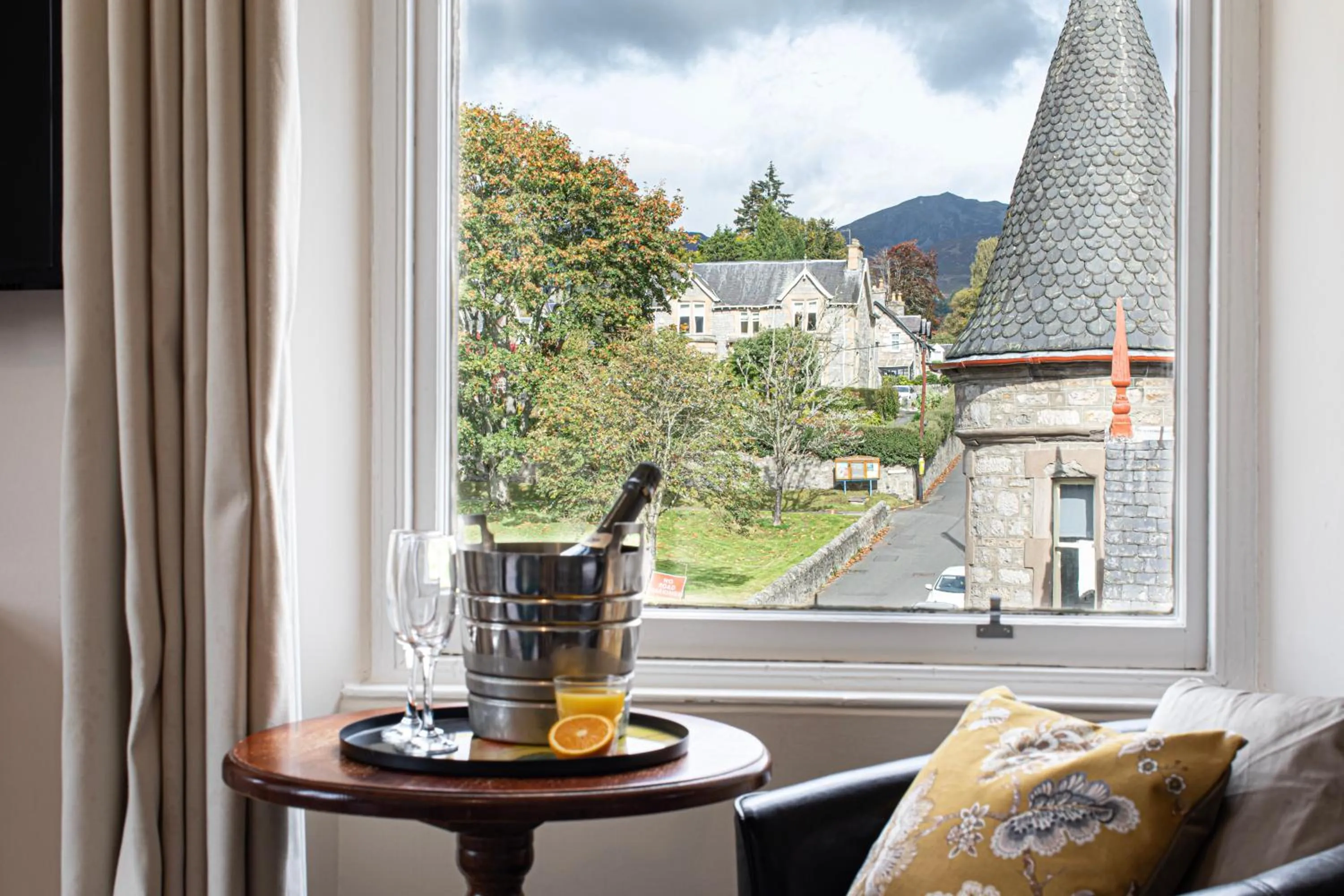 Natural landscape in Scotland's Spa Hotel