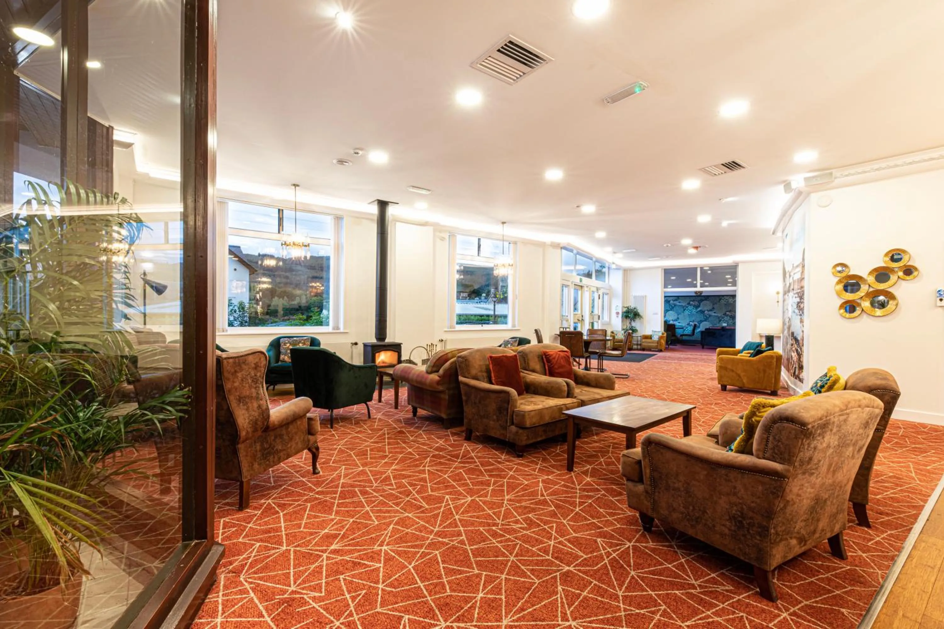 Seating area in Scotland's Spa Hotel