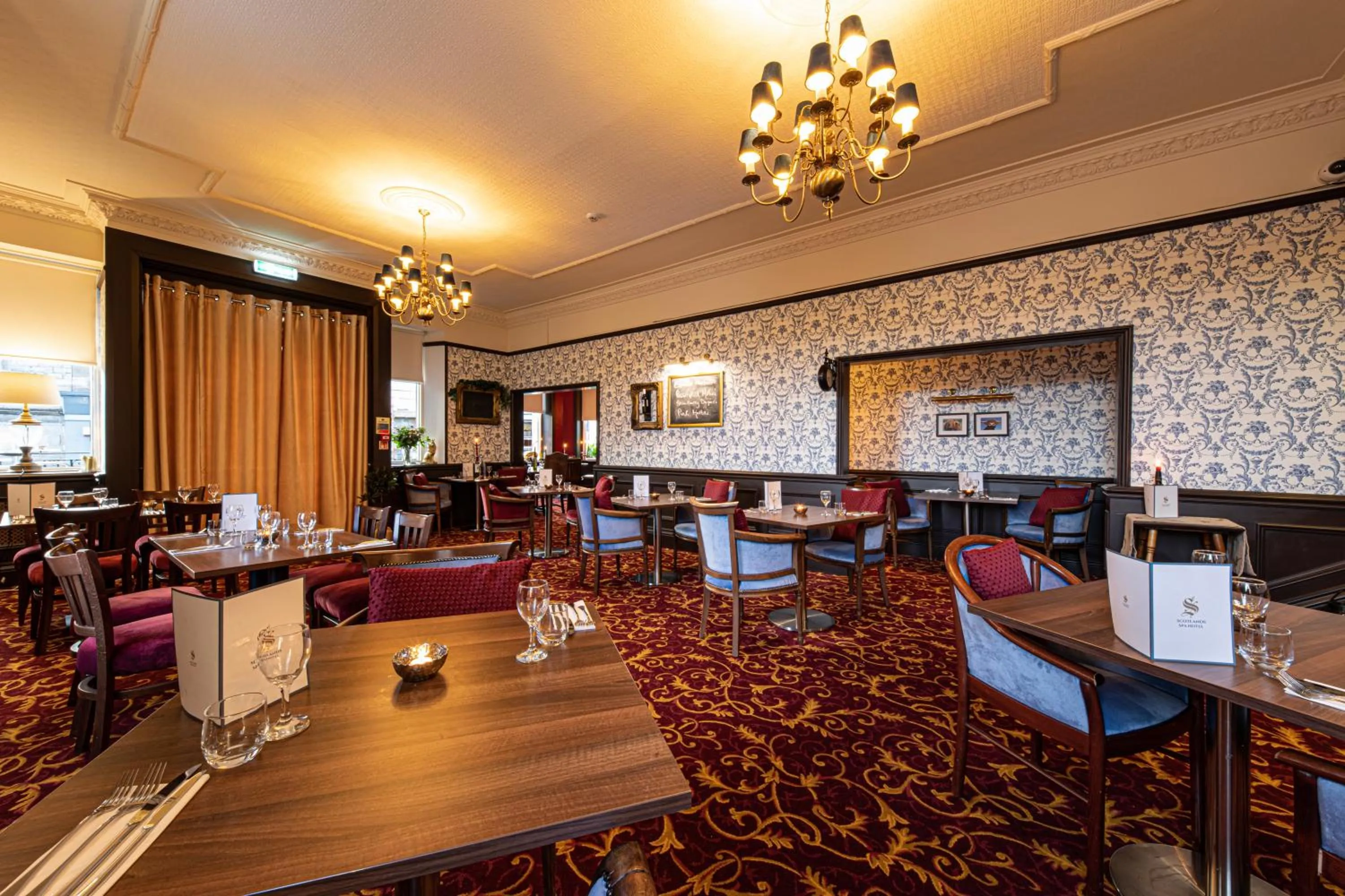 Restaurant/places to eat in Scotland's Spa Hotel