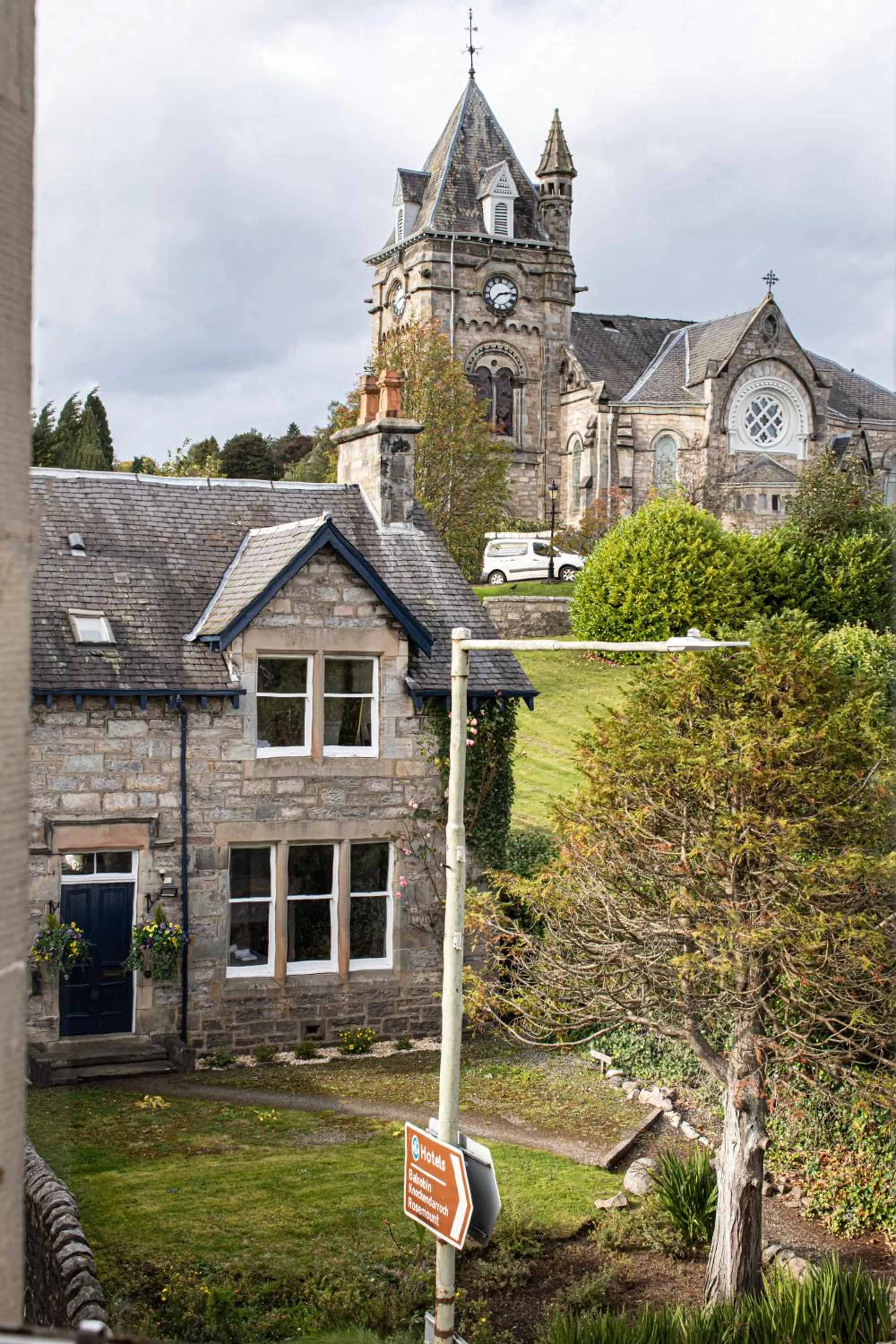Natural landscape in Scotland's Spa Hotel