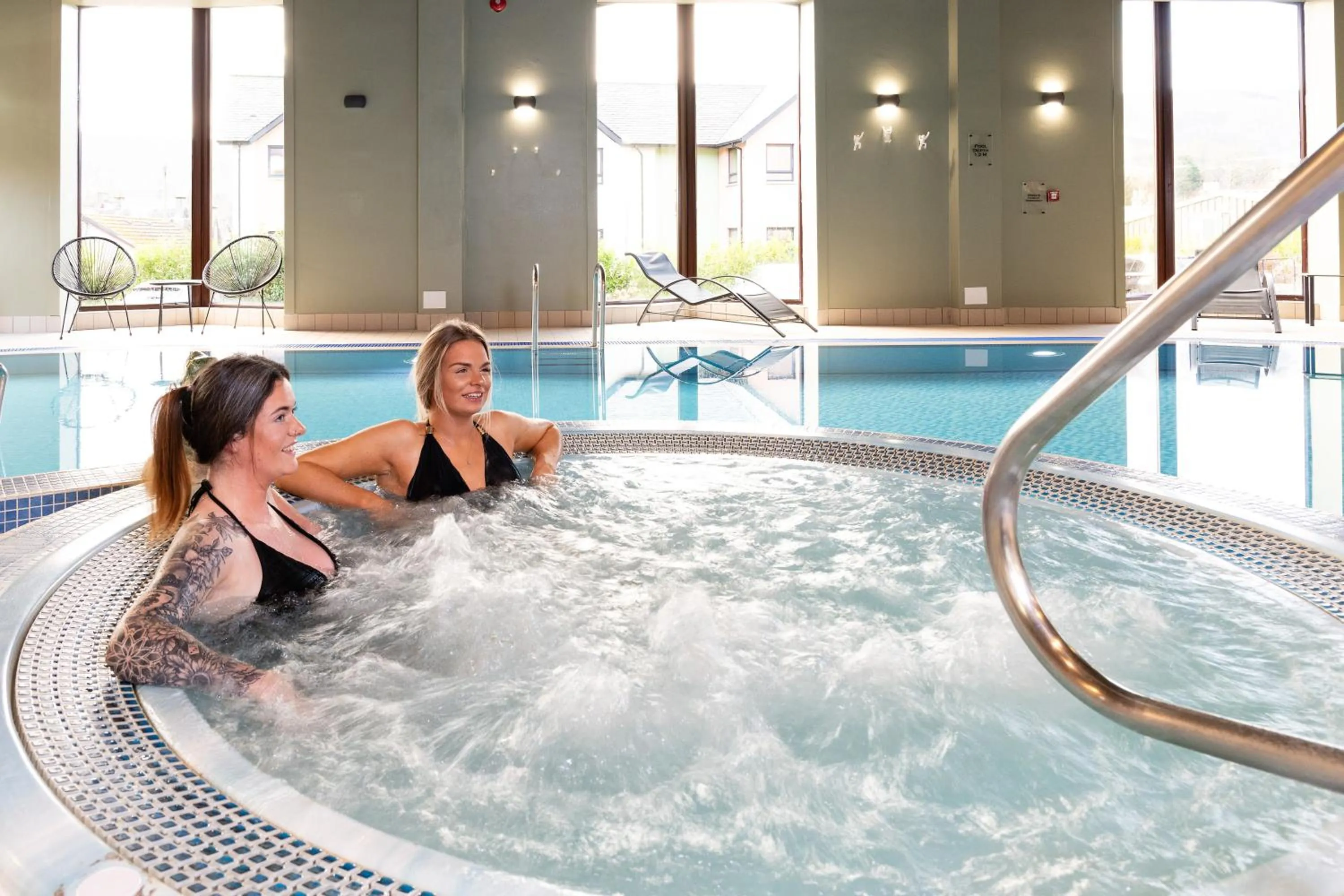 Hot Tub in Scotland's Spa Hotel