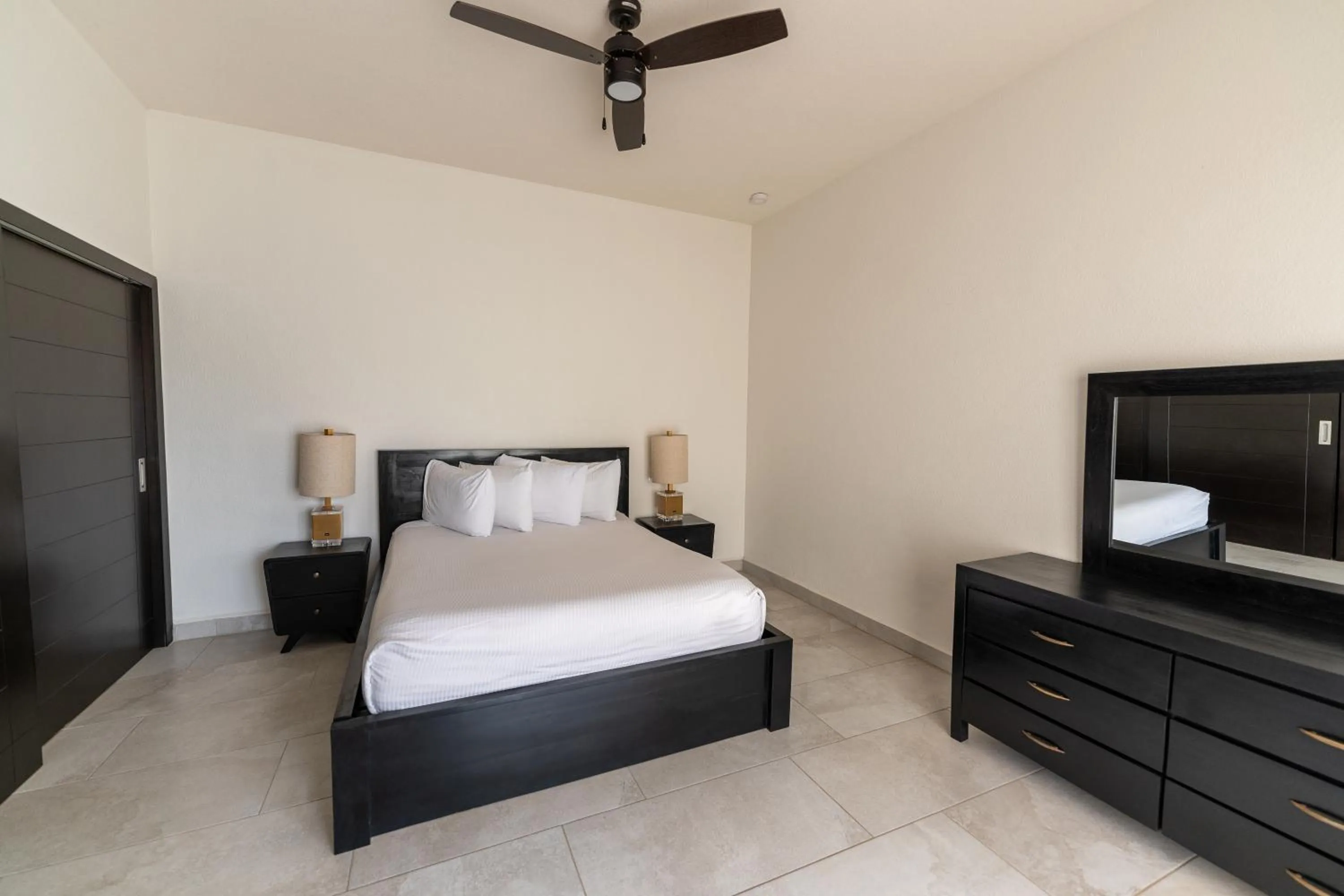 Bed in Laguna Shores Resort