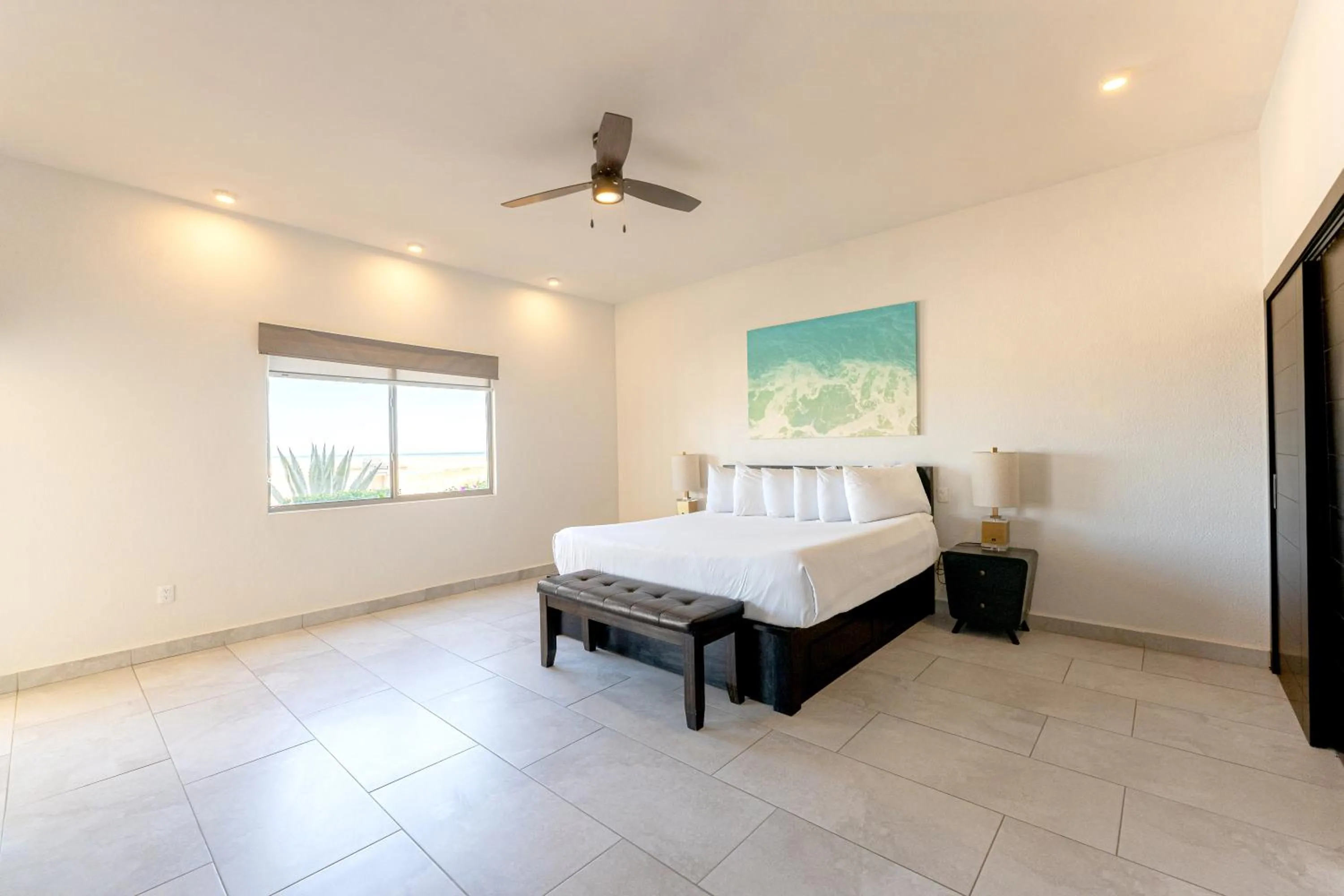 Bed in Laguna Shores Resort