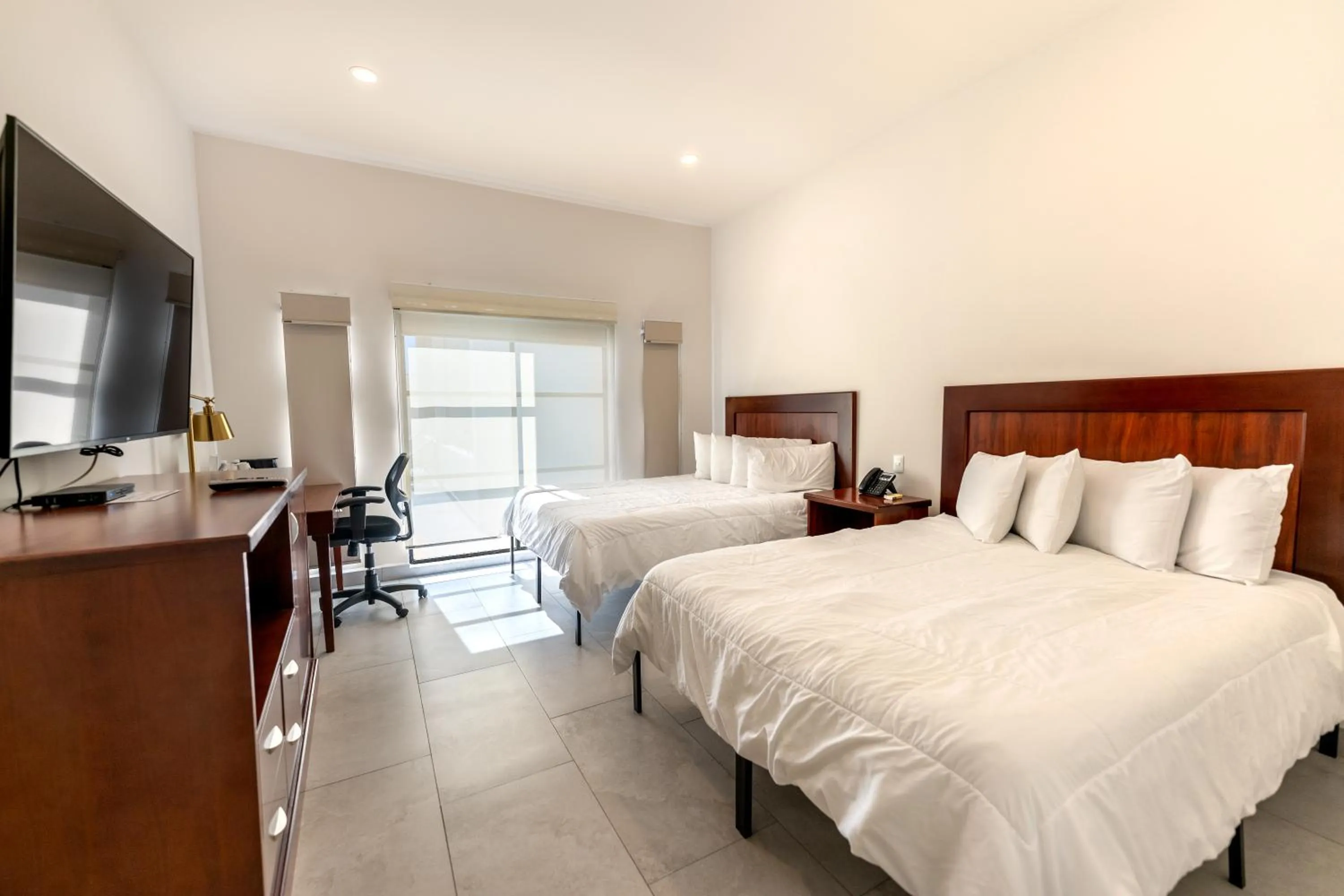 Bed in Laguna Shores Resort