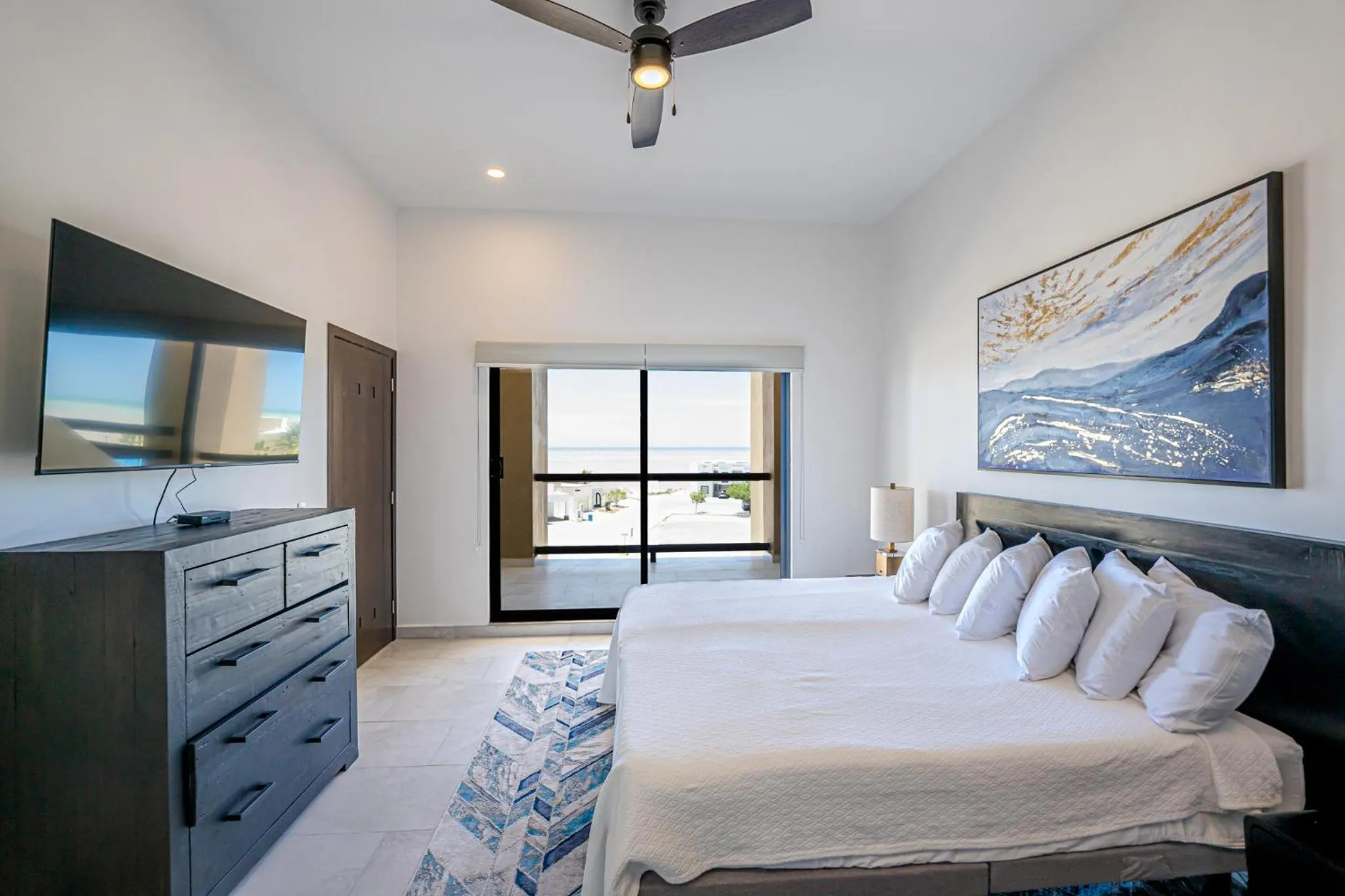 Bed in Laguna Shores Resort