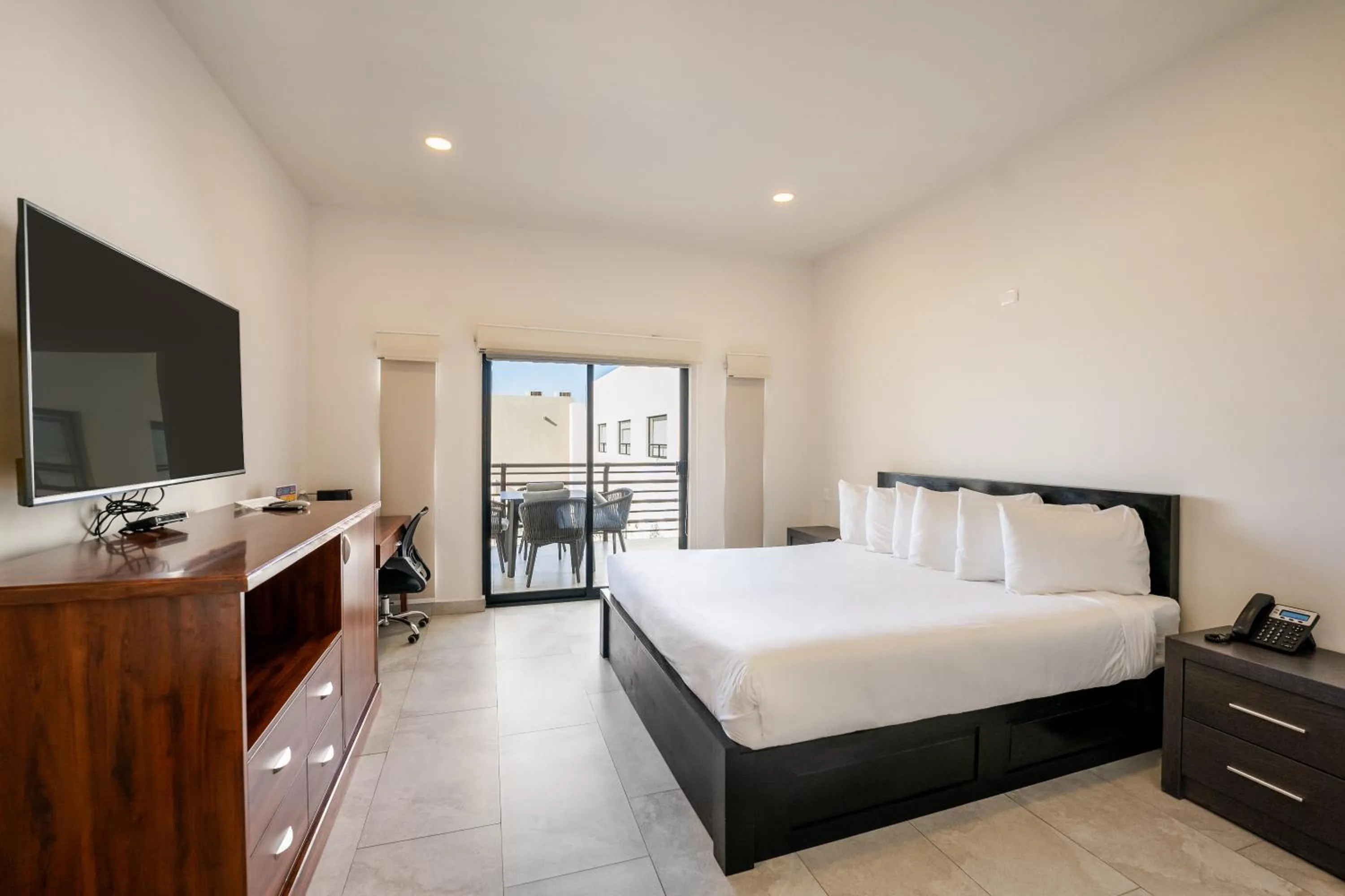 Bed in Laguna Shores Resort