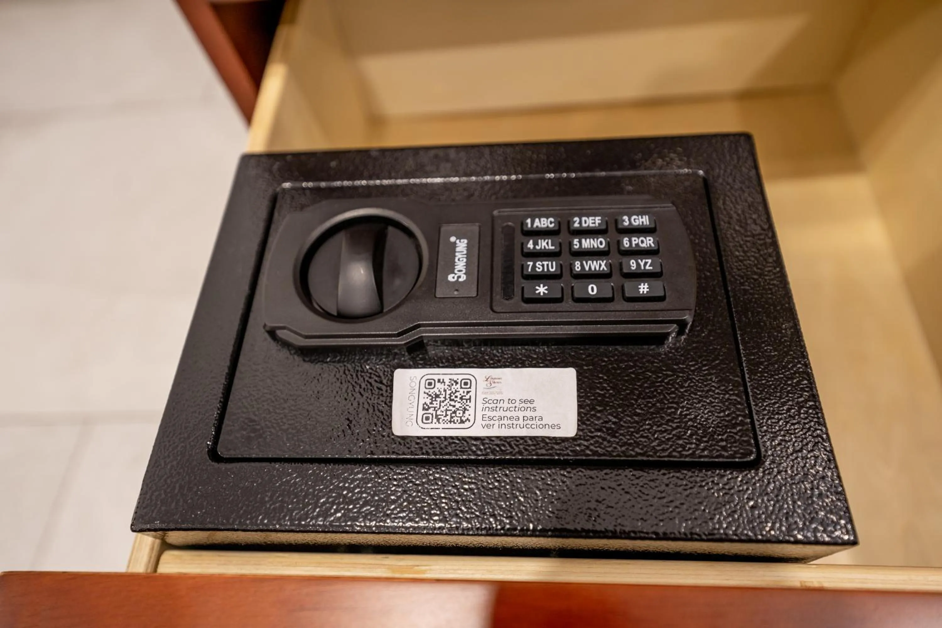 safe in Laguna Shores Resort