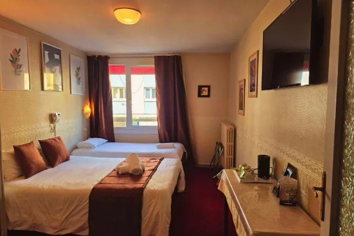 Bed in Hôtel Alexandra Centre Ville