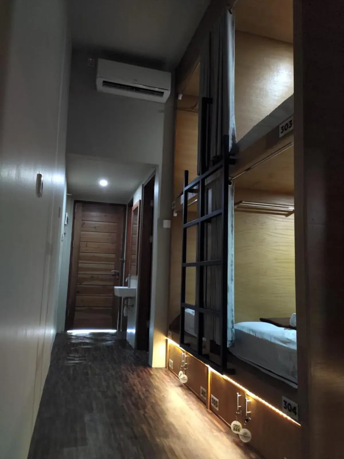 Bunk Bed in Male Dormitory Room in Hastina Hotel Lombok Bunk Bed in Male Dormitory Room in Hastina Hotel Lombok