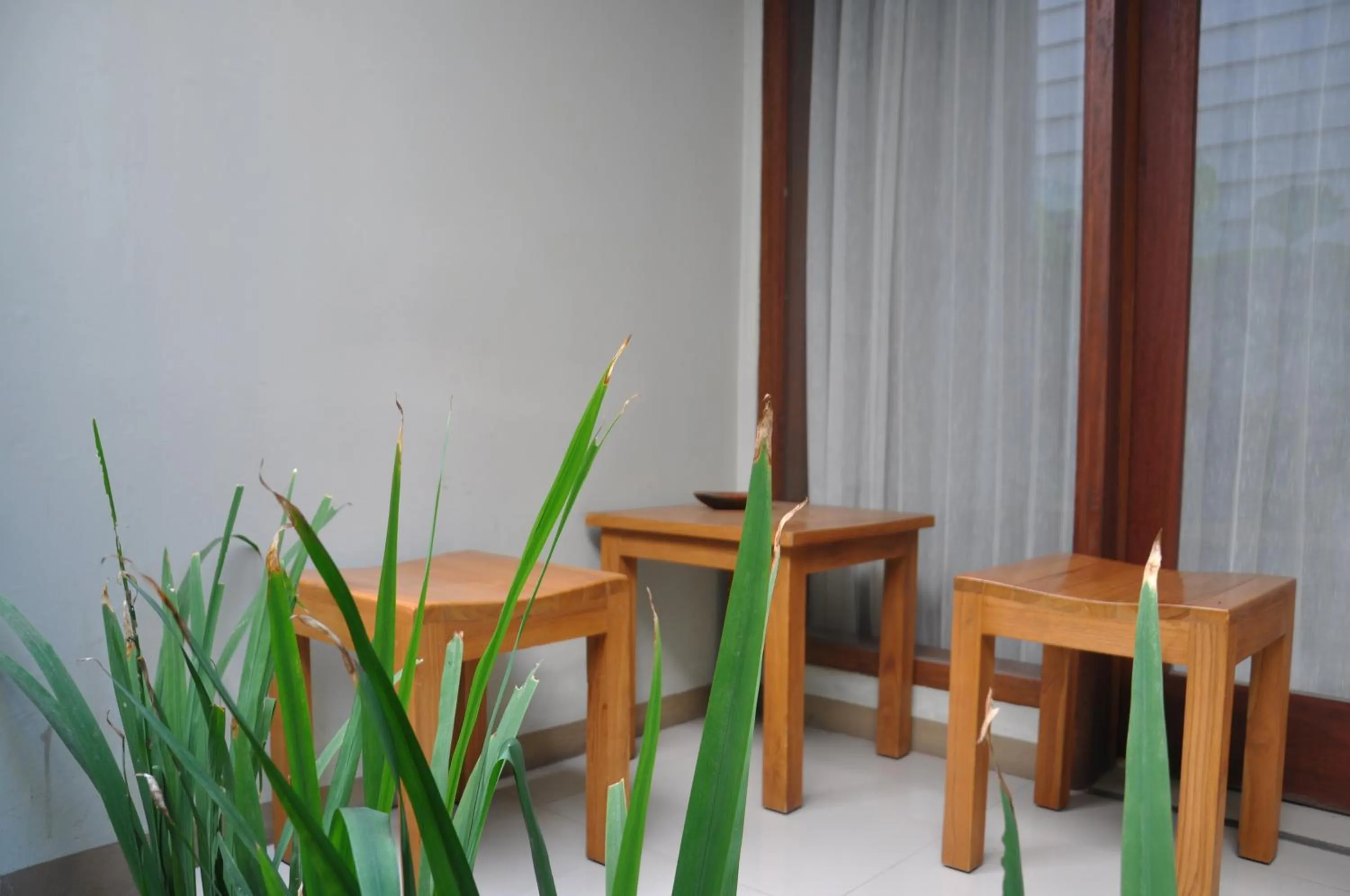 Seating area in Hastina Hotel Lombok