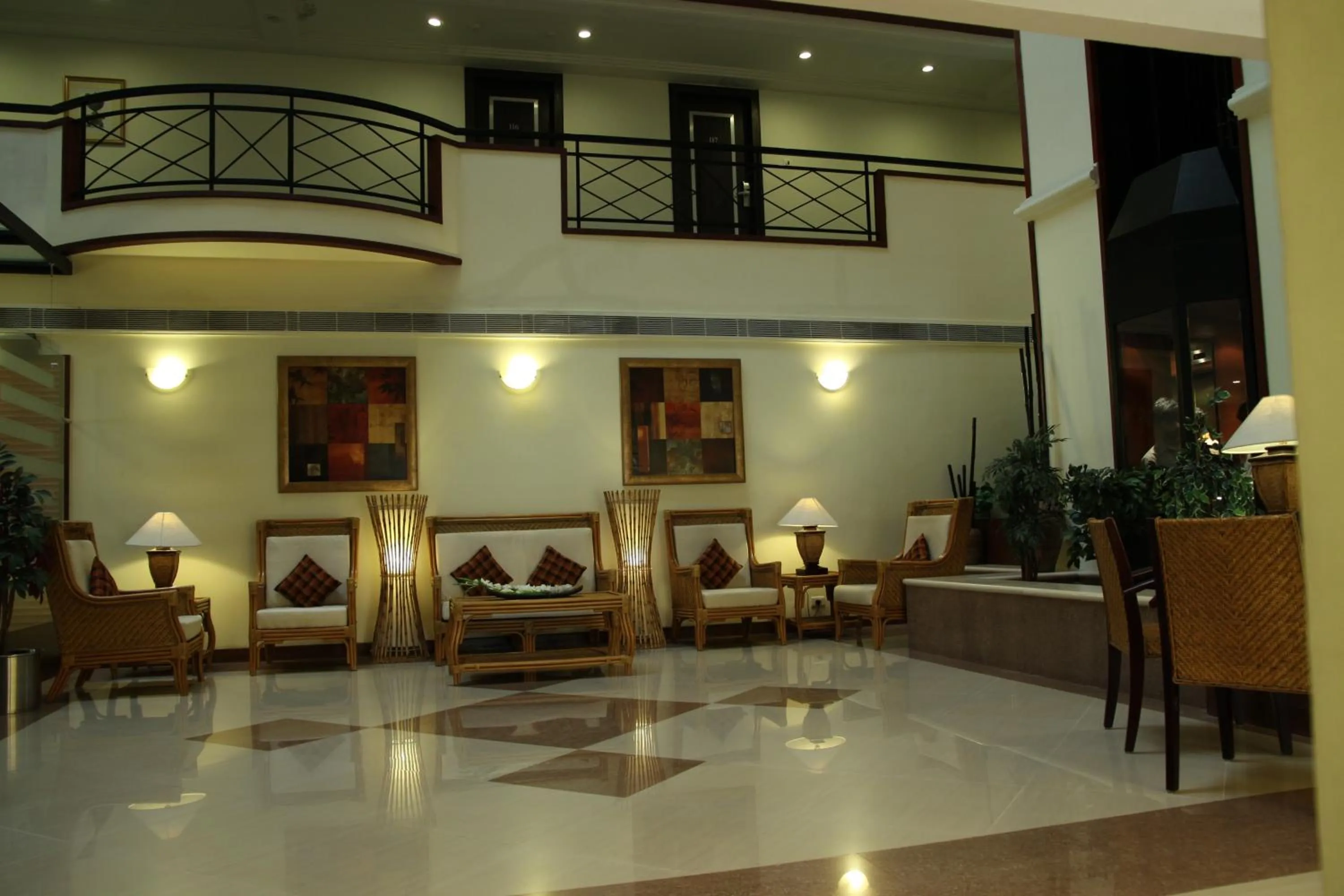 Lobby or reception in The Residency Karur