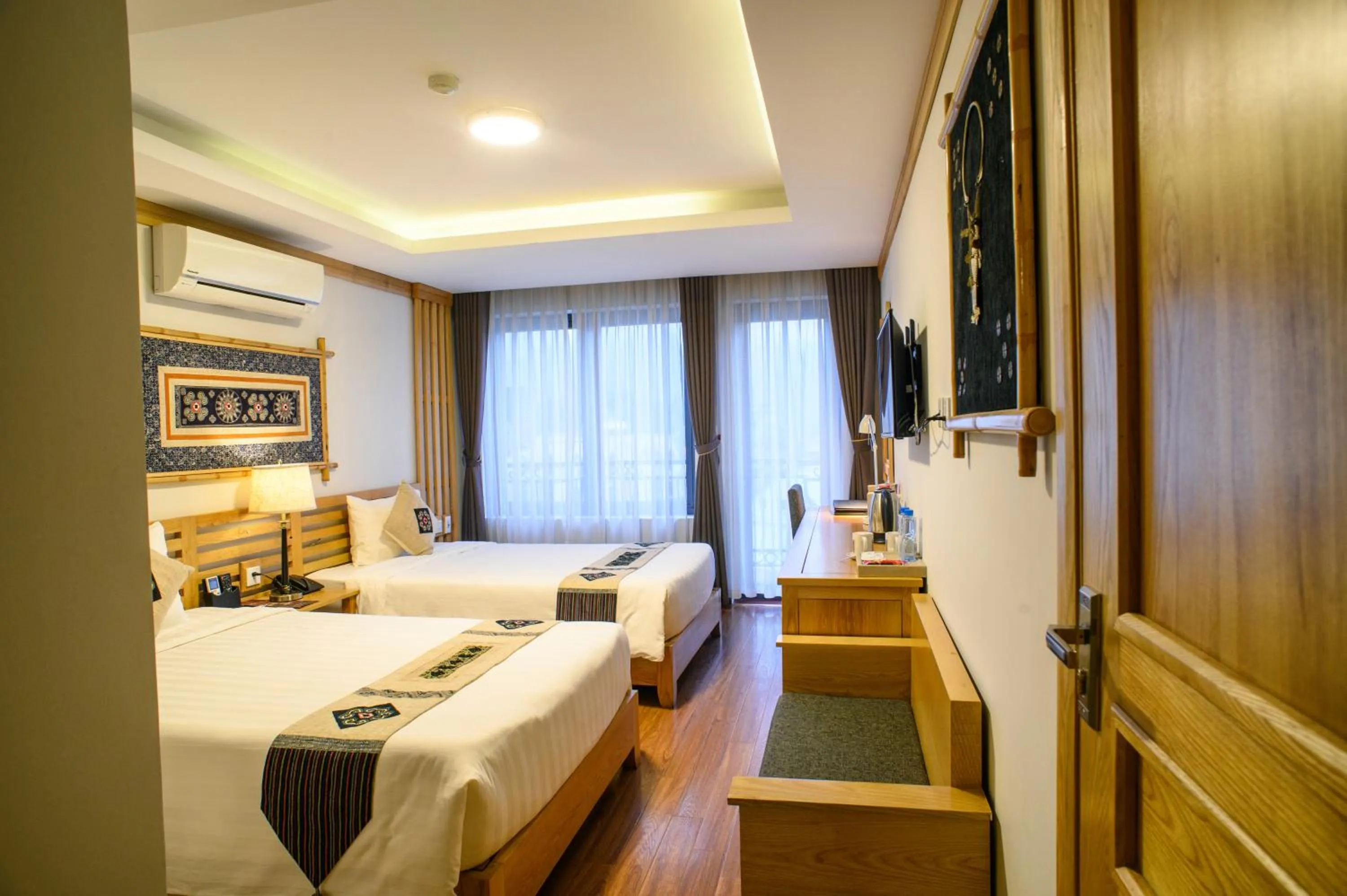 Bed in Sapa Highland Resort & Spa