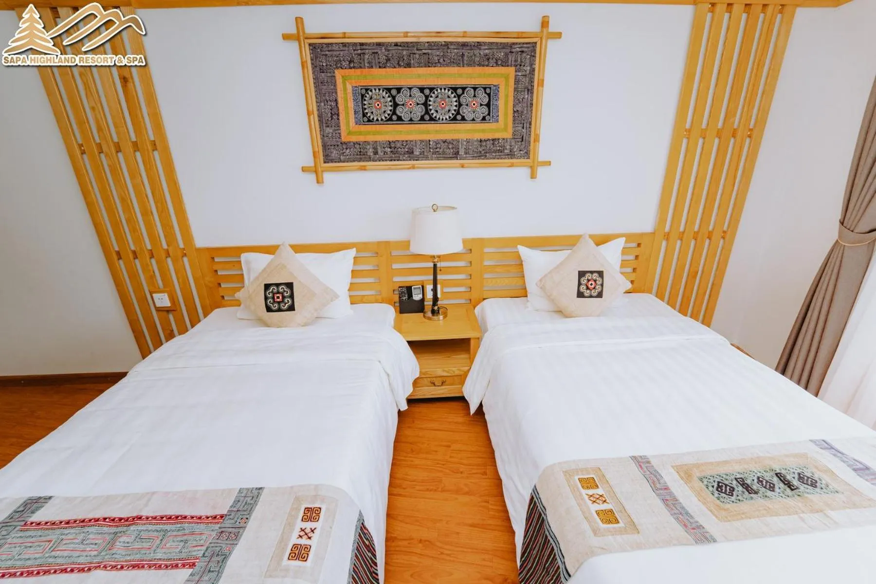 Bed in Sapa Highland Resort & Spa