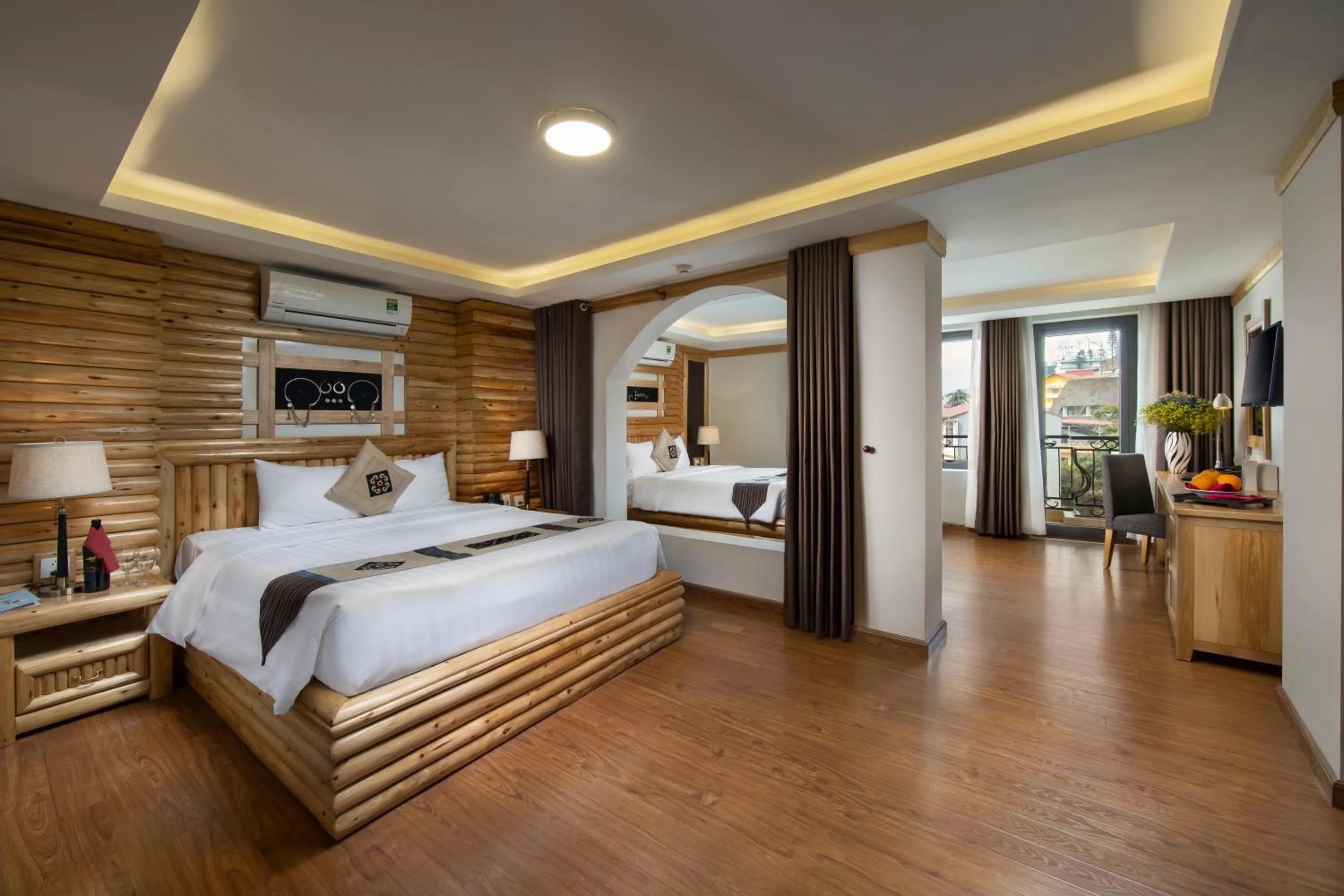 Bed in Sapa Highland Resort & Spa