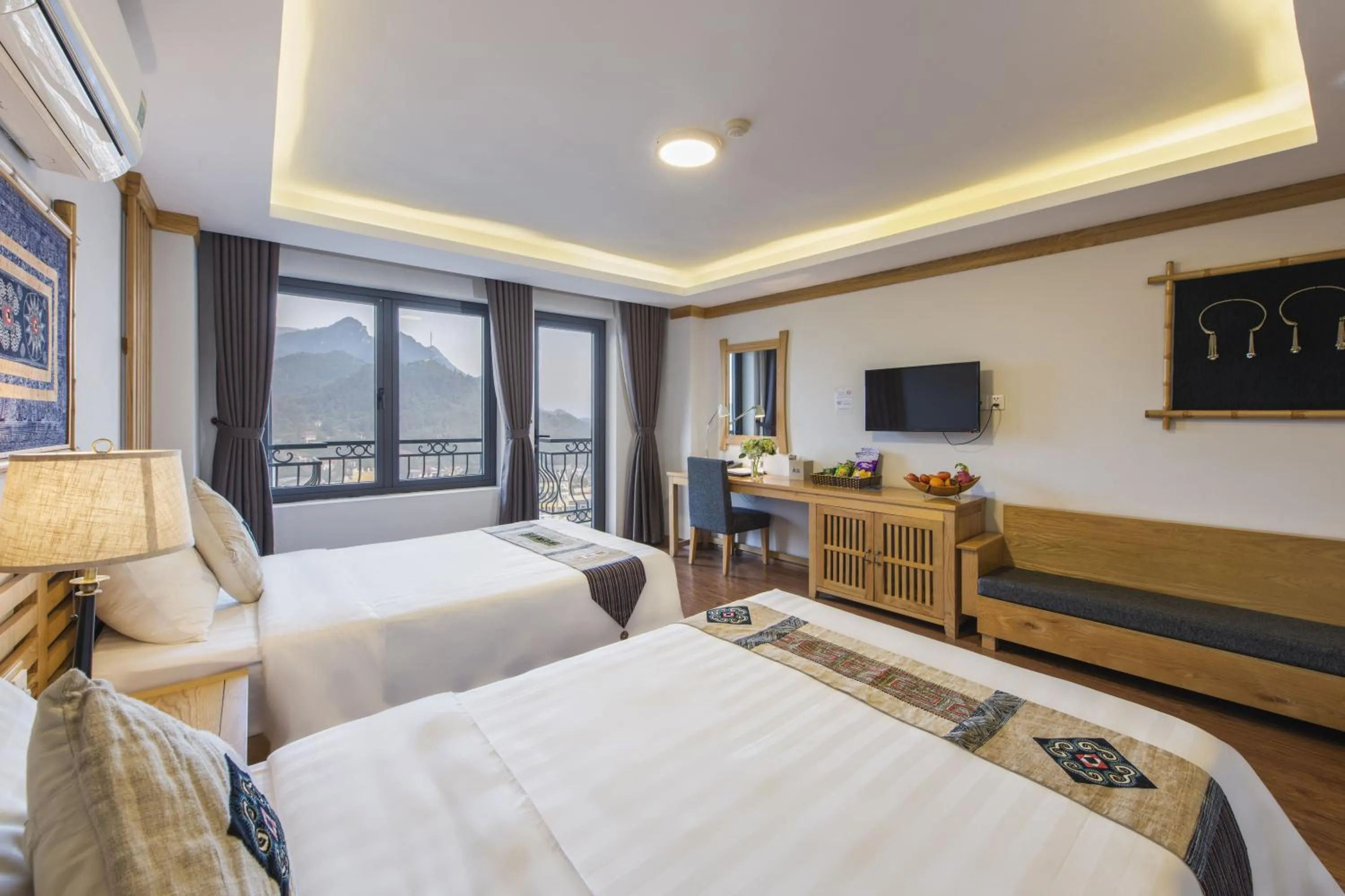 Bed in Sapa Highland Resort & Spa