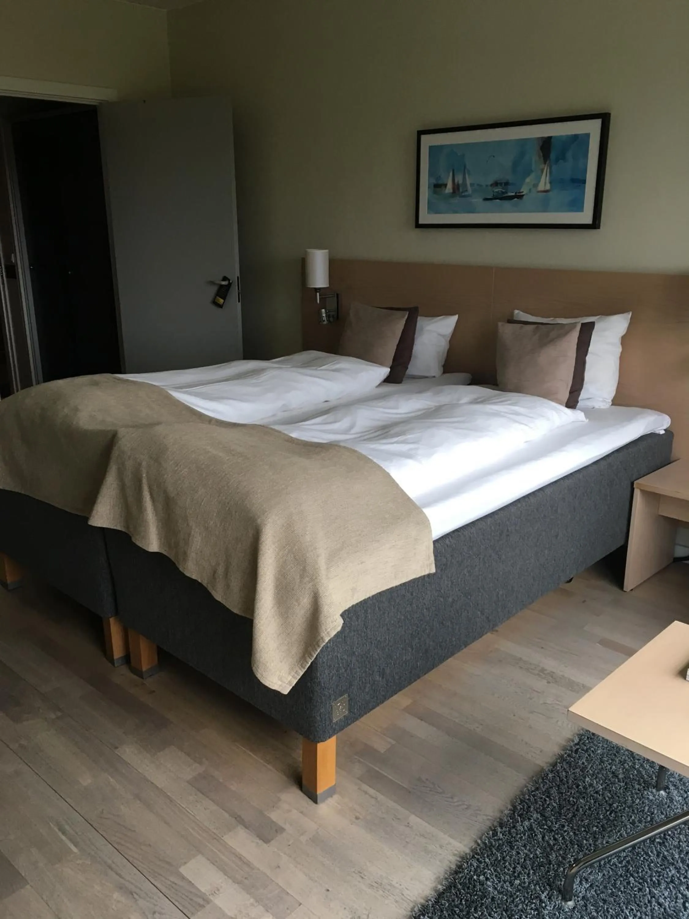 Spring, Bed in Hotel Marina