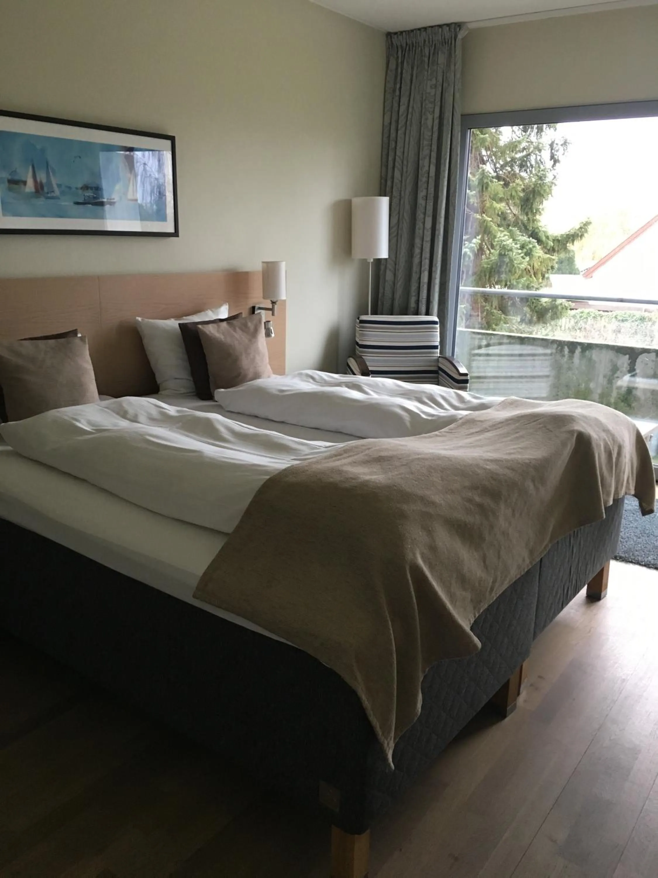 Spring, Bed in Hotel Marina