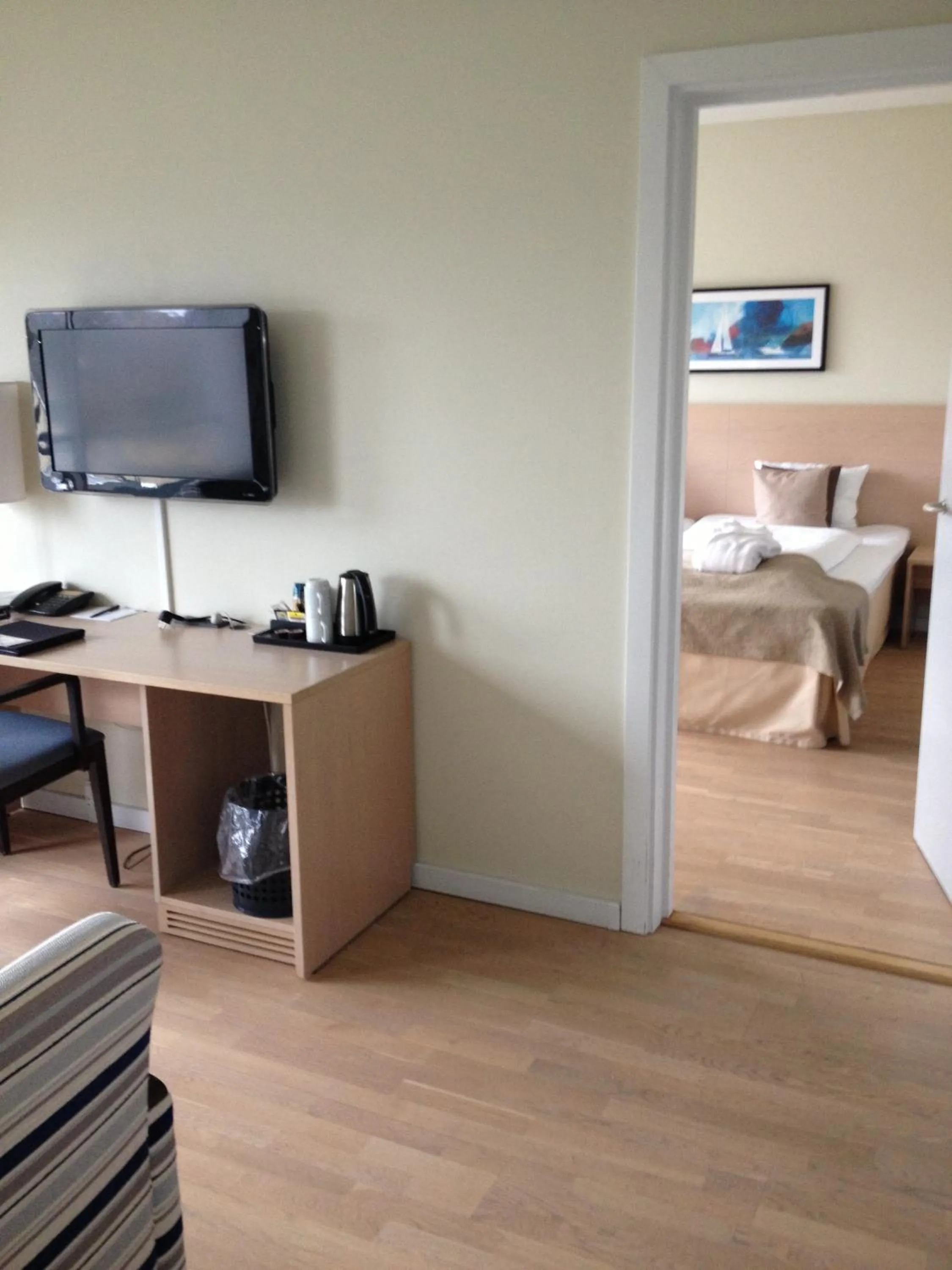 Bathroom, Bed in Hotel Marina