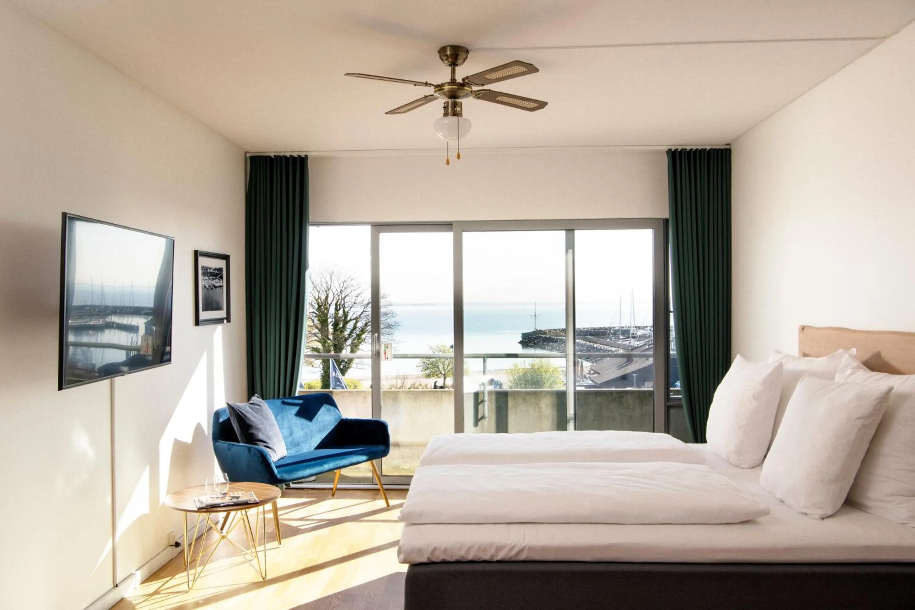 Seating area in Hotel Marina