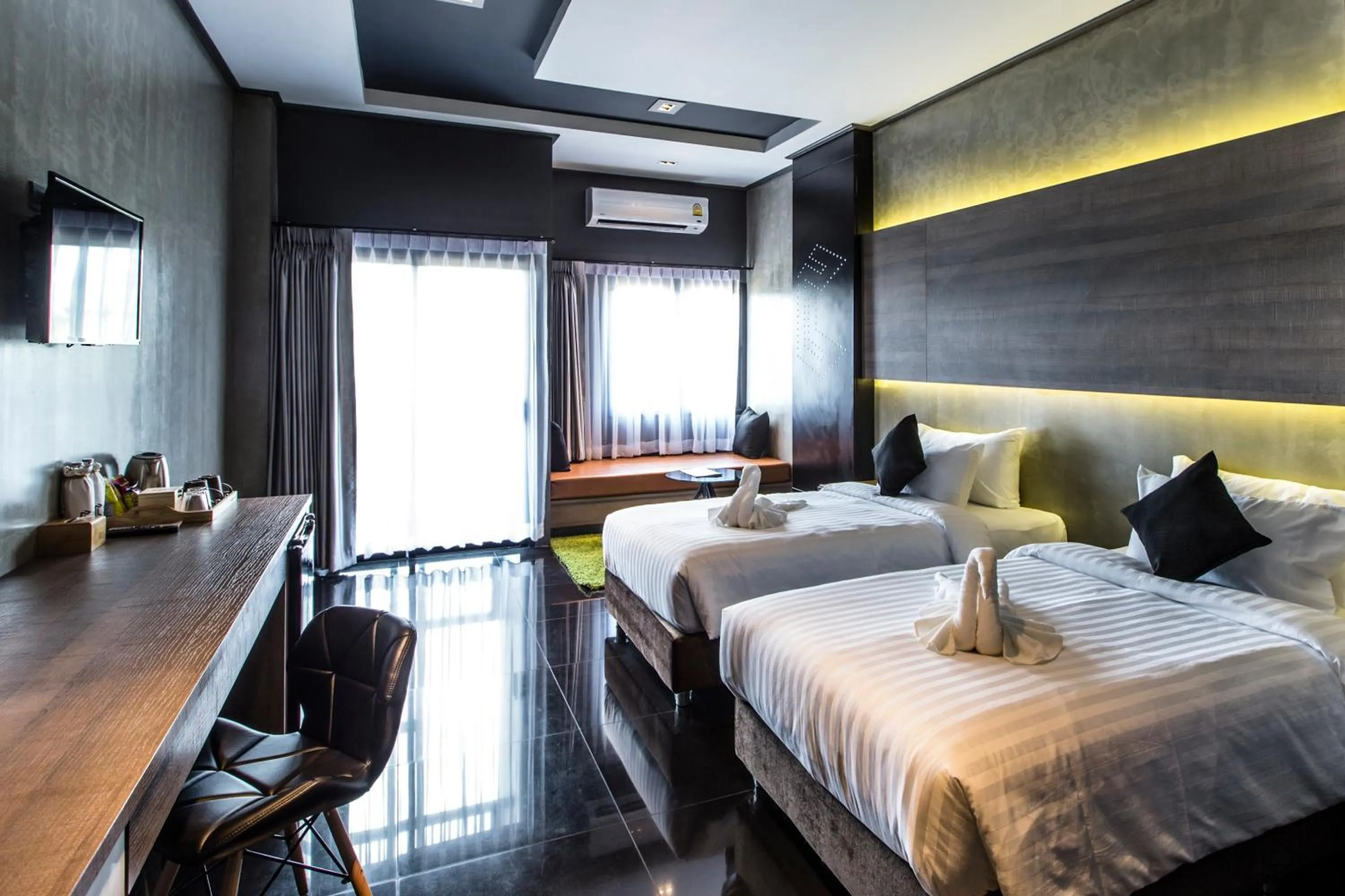Photo of the whole room, Bed in Cresco Hotel Buriram