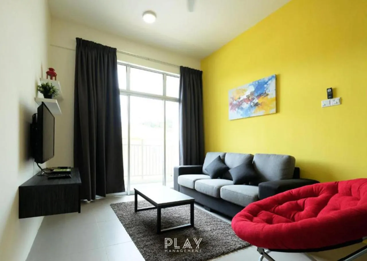 Living room in Play Residence at Golden Hills