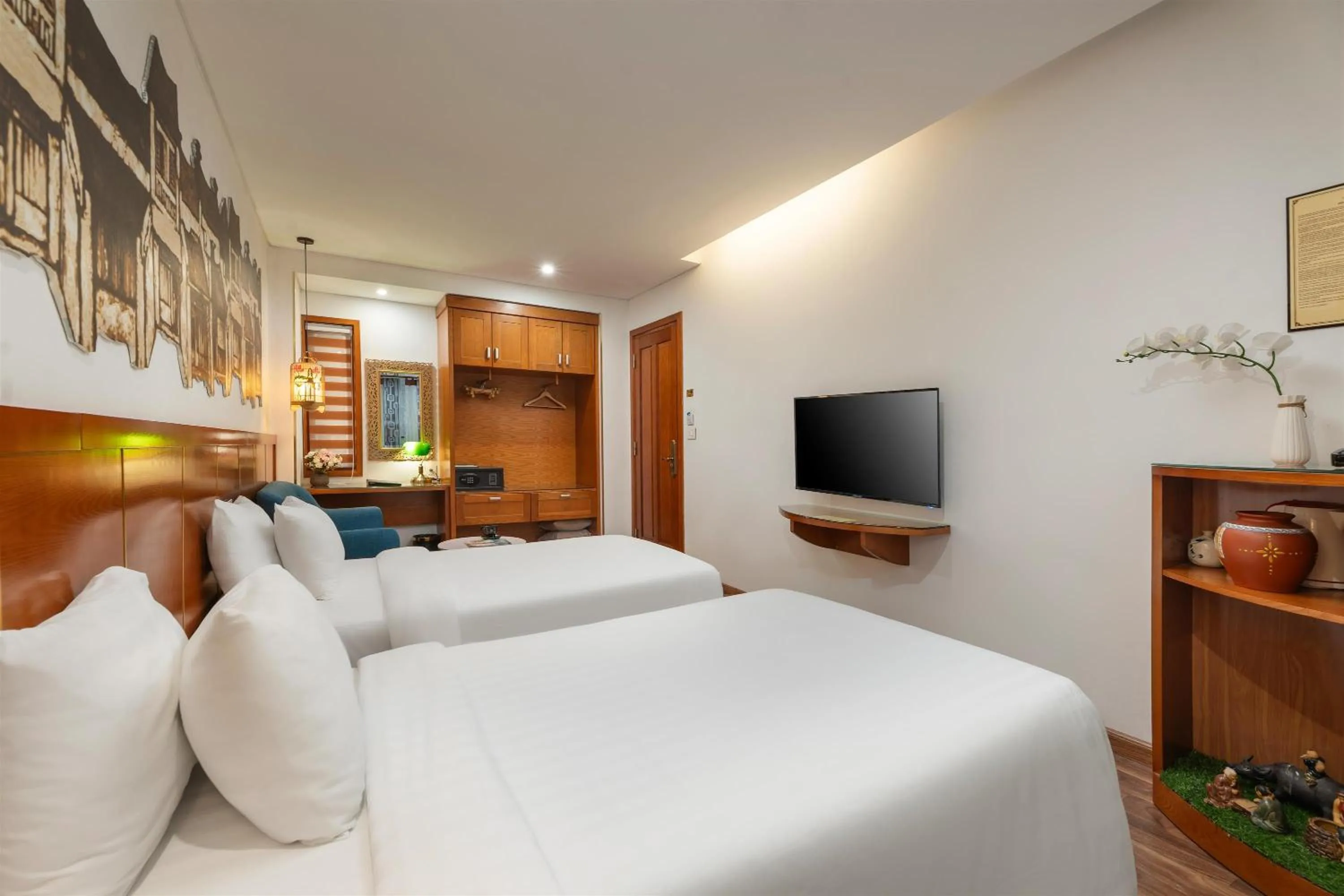 Bedroom, Bed in Hanoi Golden Holiday Hotel