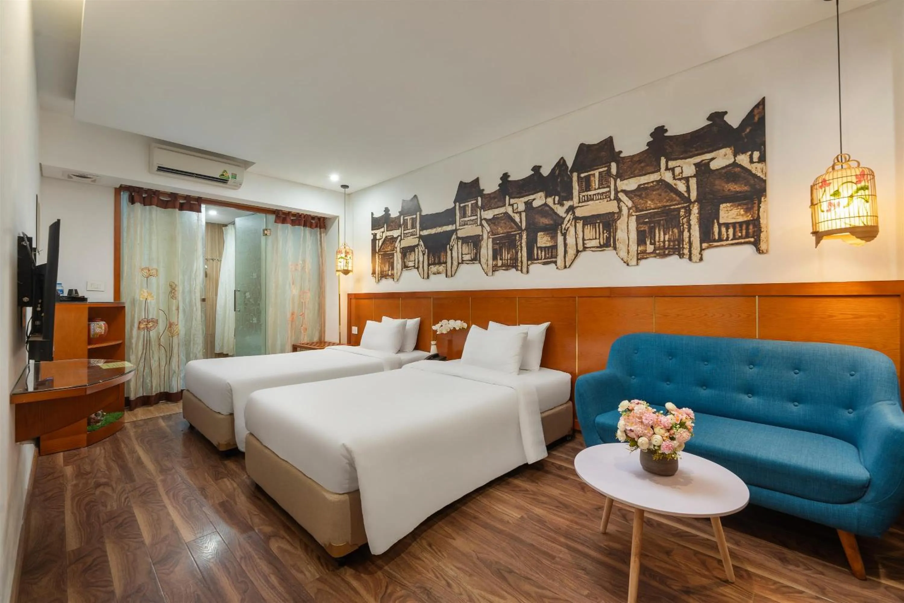 Bedroom, Bed in Hanoi Golden Holiday Hotel