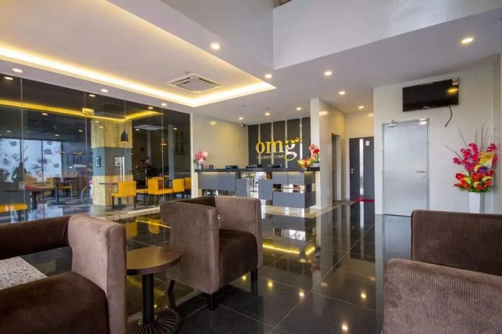 Lobby or reception in OMG Hotel