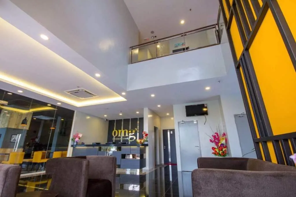 Lobby or reception in OMG Hotel