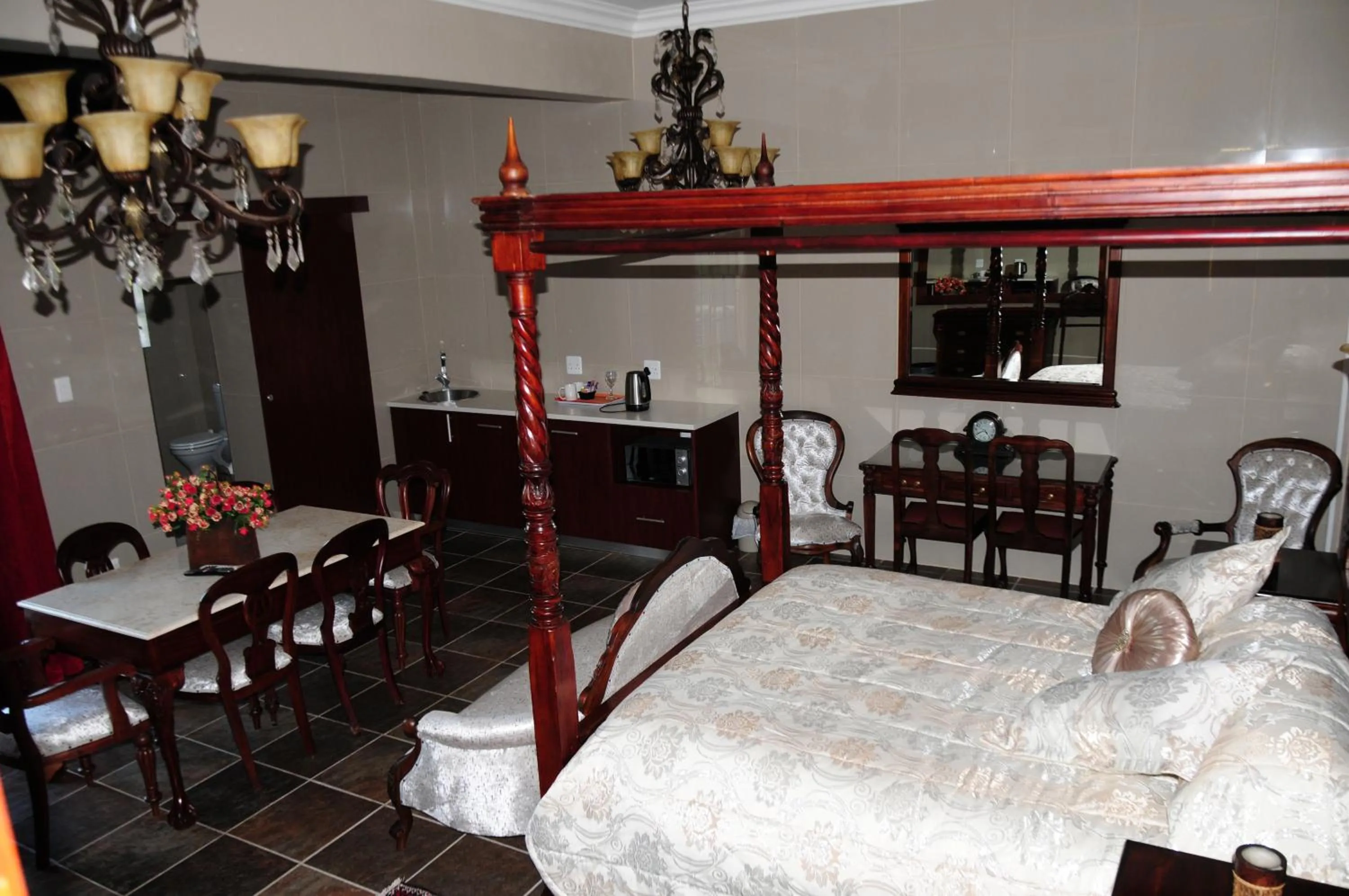 Bed in Mi Casa Guest House