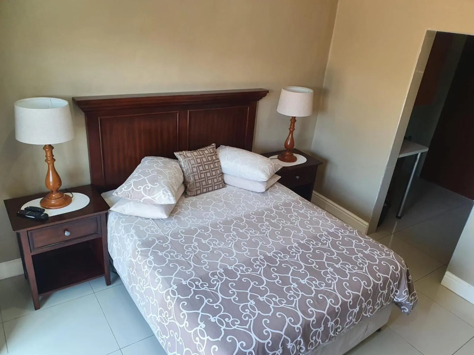 Bed in Mi Casa Guest House