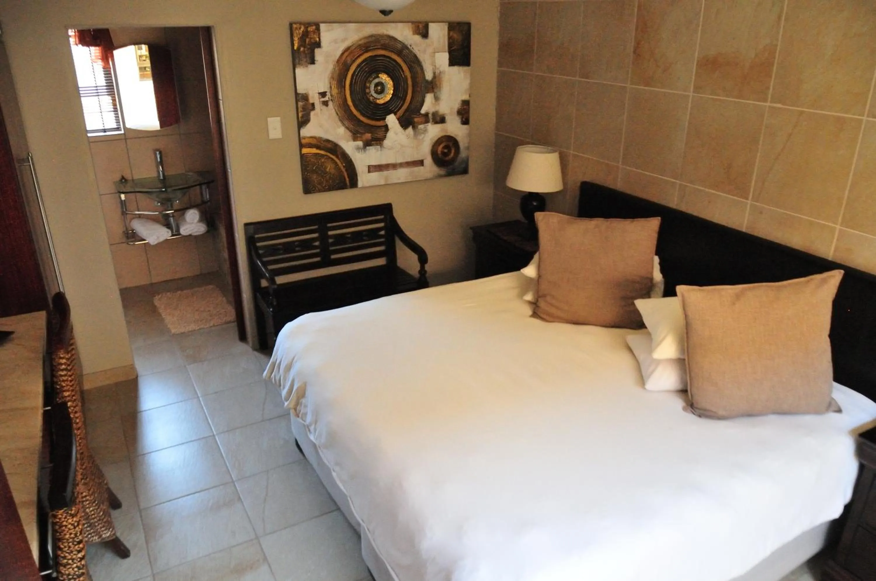 Bed in Mi Casa Guest House