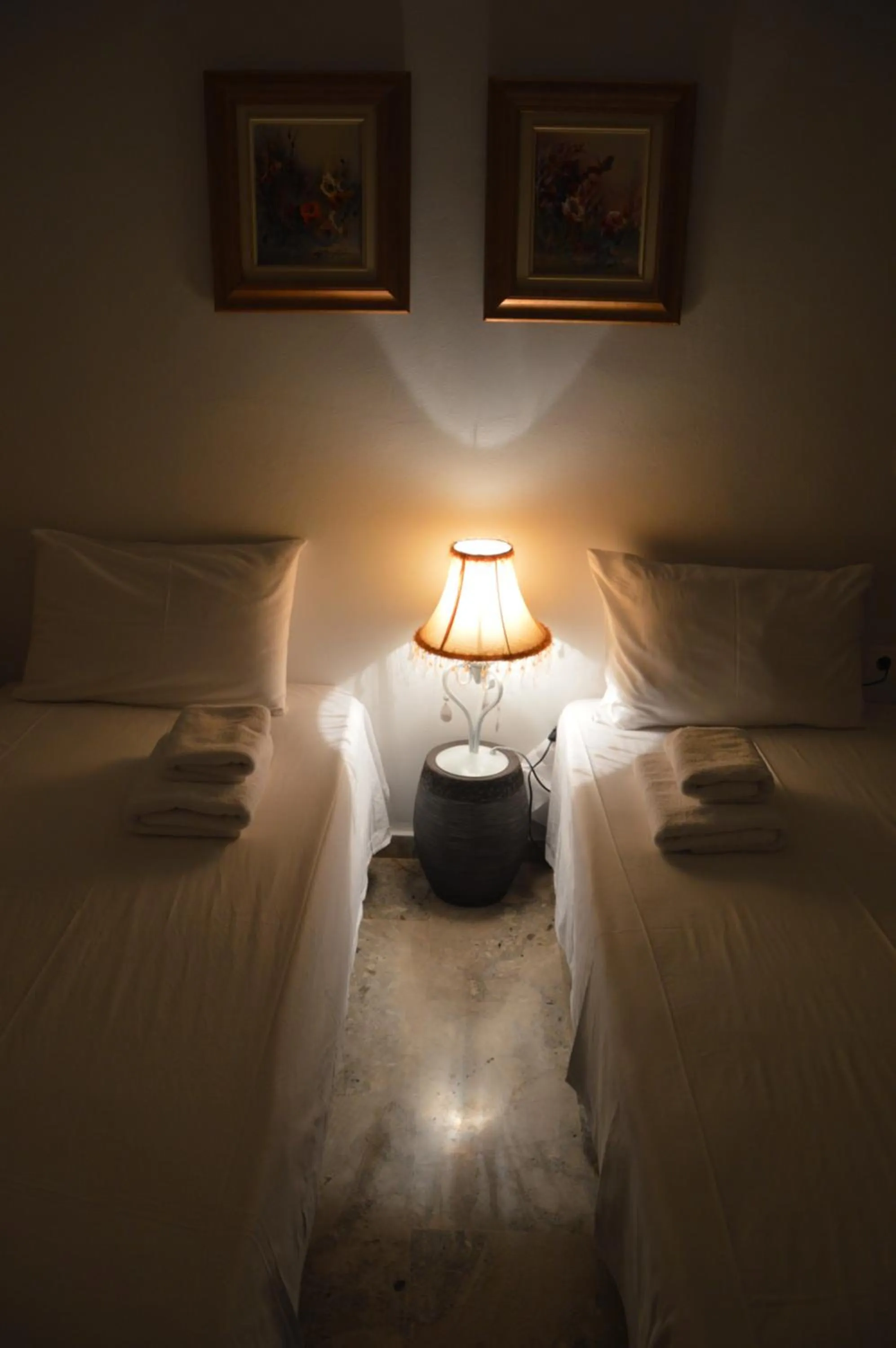 Bed in Ammos Luxury Suites