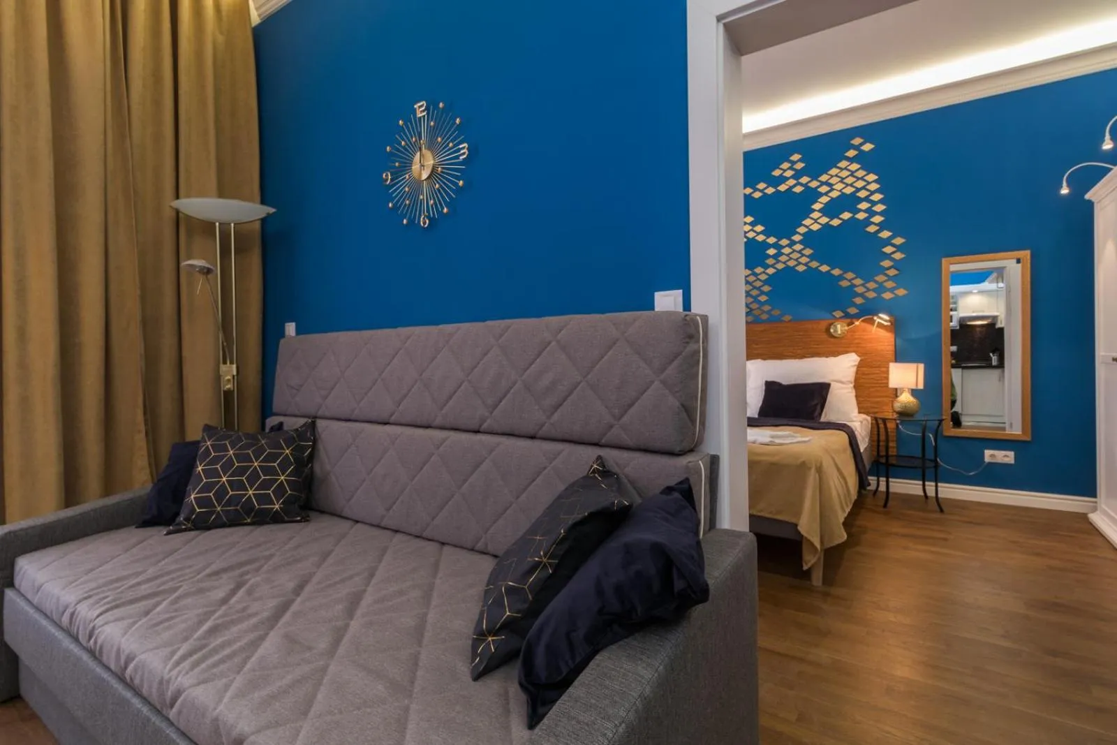 Decorative detail, Bed in Residence Vaclavska