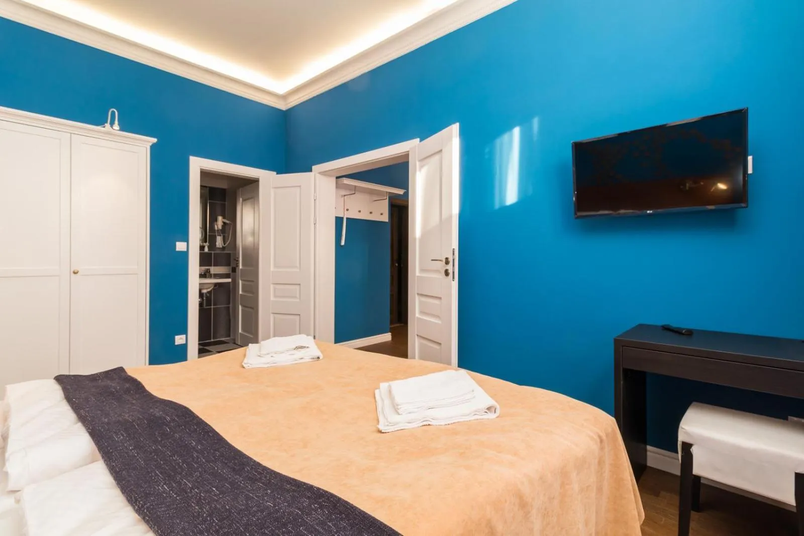 Bedroom, Bed in Residence Vaclavska