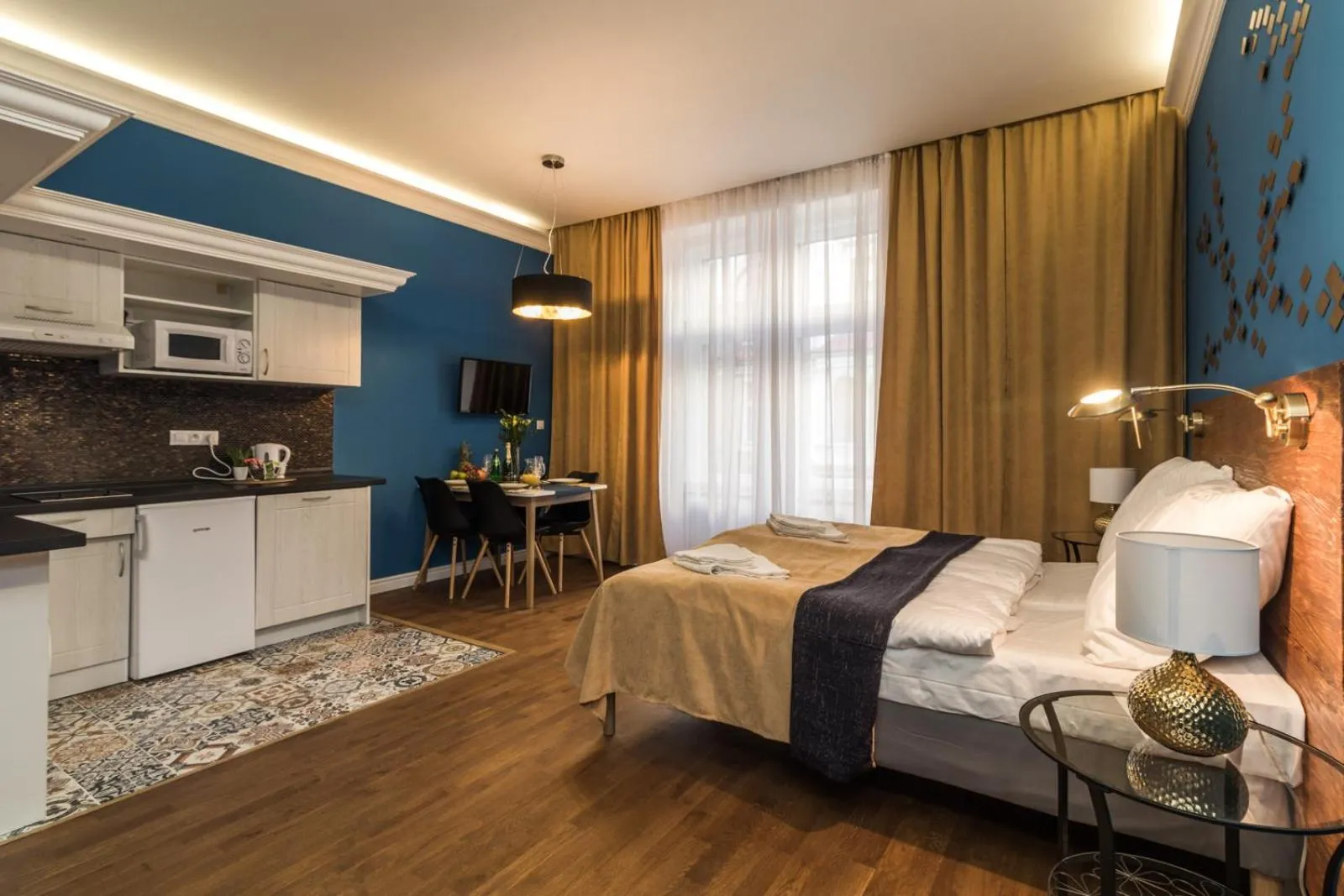 Photo of the whole room, Bed in Residence Vaclavska