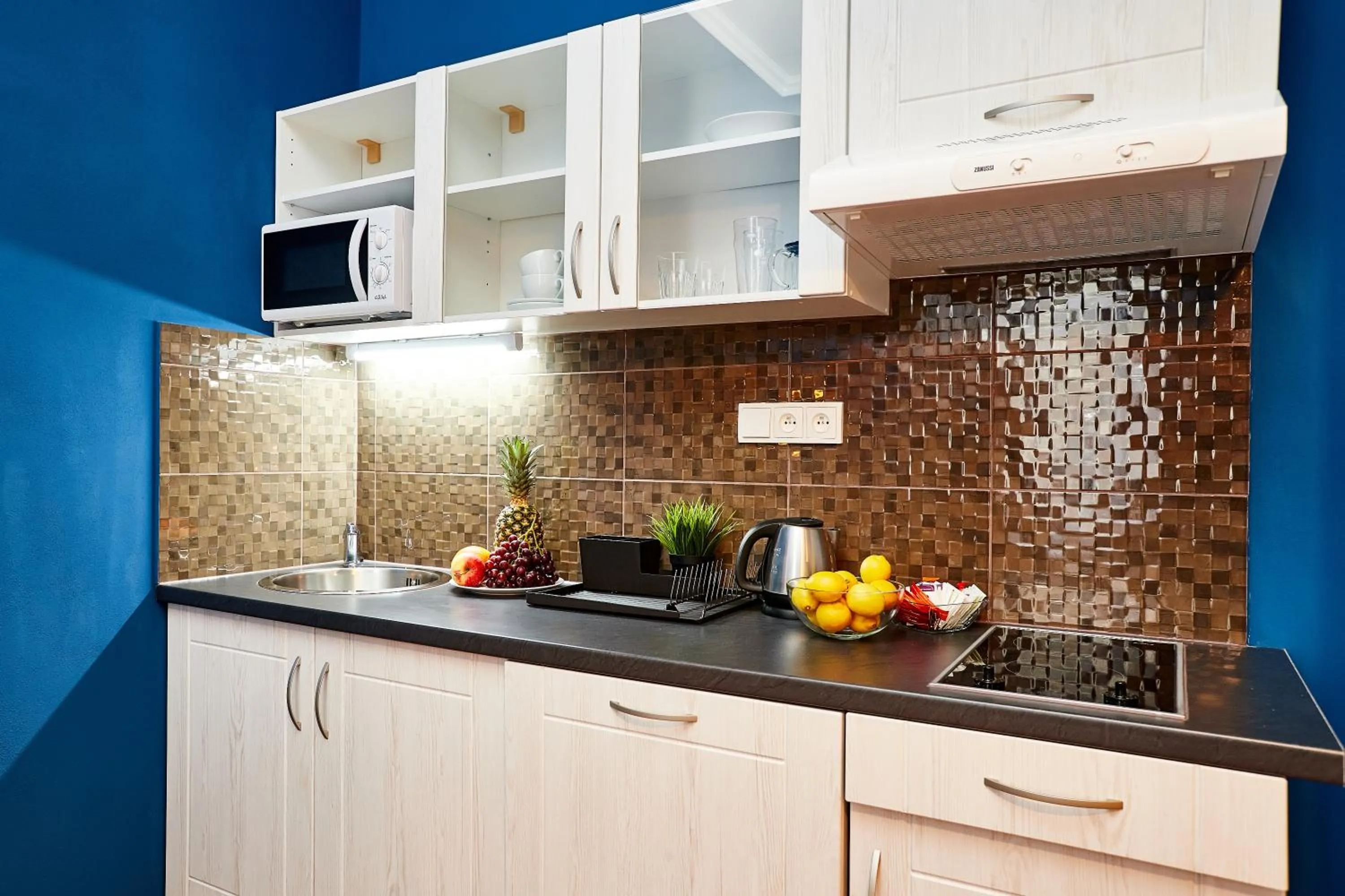 Kitchen or kitchenette in Residence Vaclavska