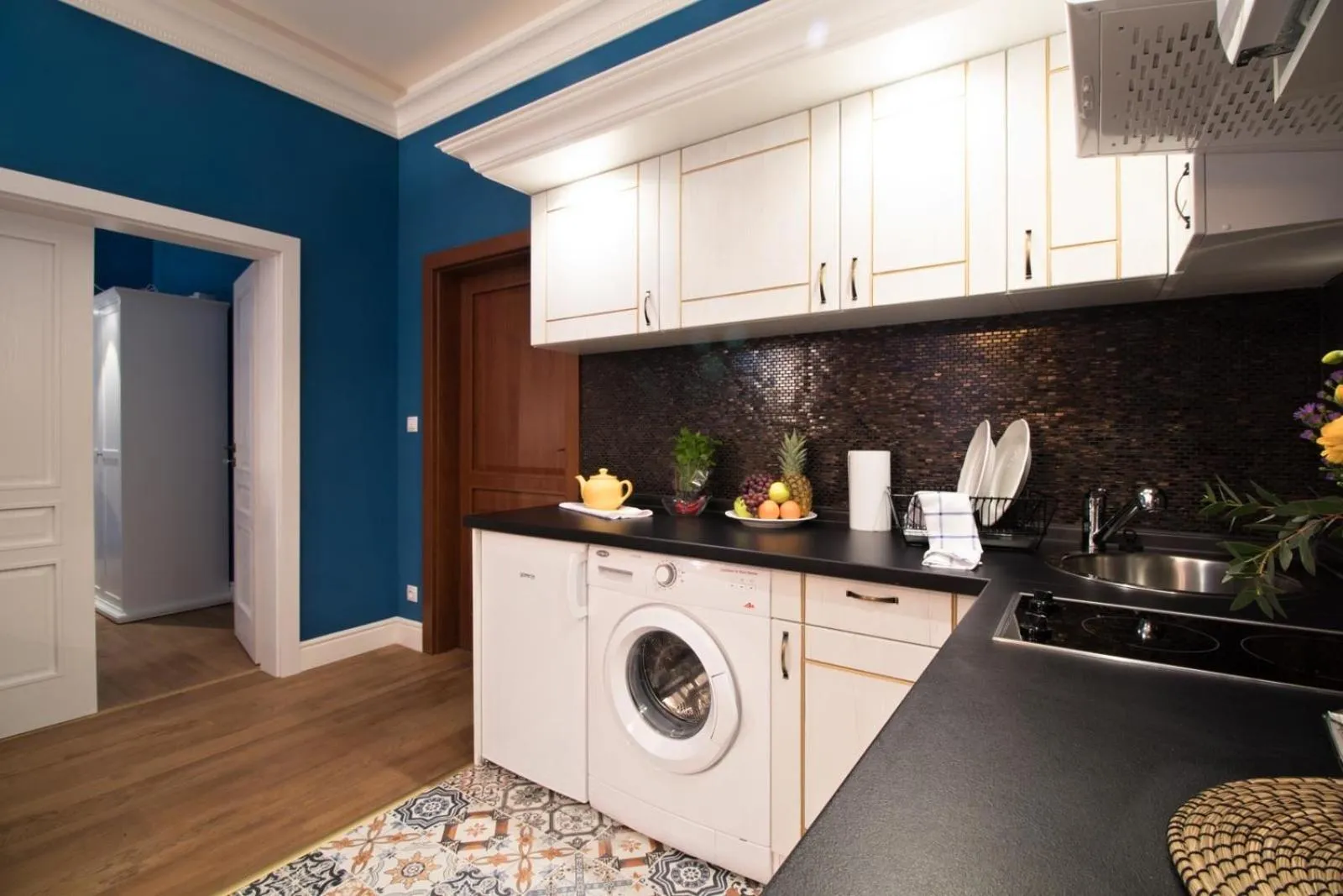 Kitchen or kitchenette in Residence Vaclavska