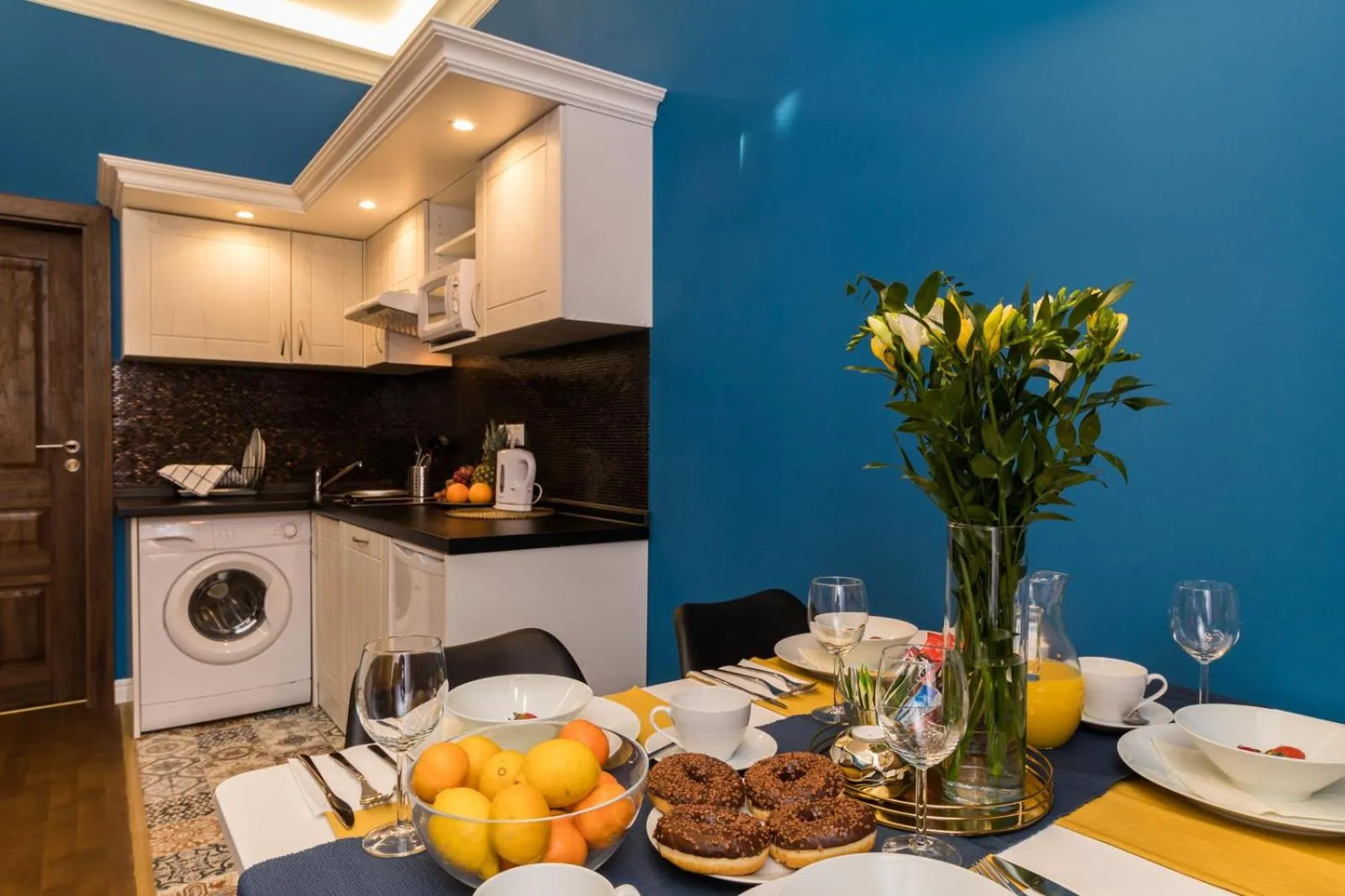 Kitchen or kitchenette in Residence Vaclavska