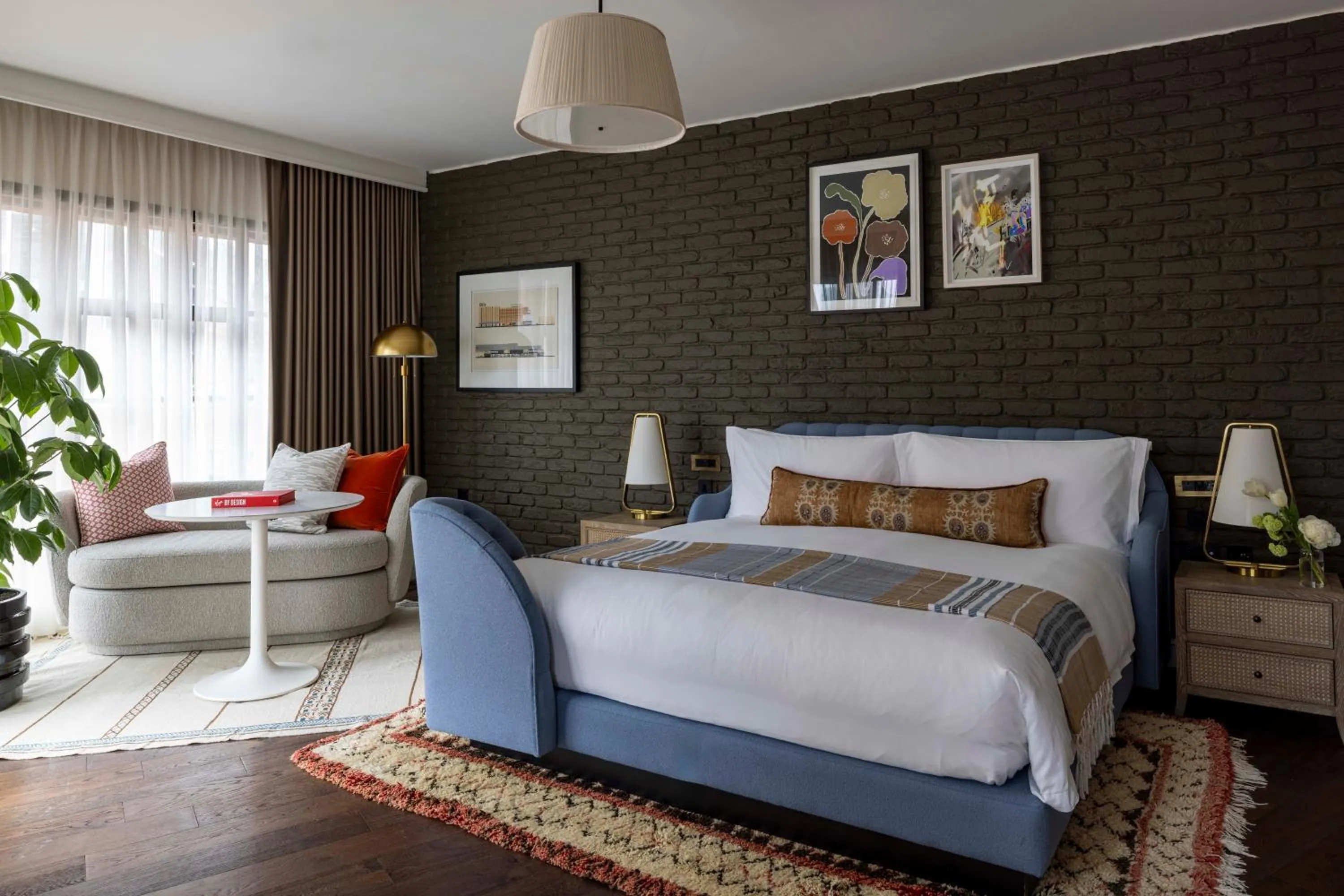 Bedroom, Bed in Virgin Hotels London - Shoreditch