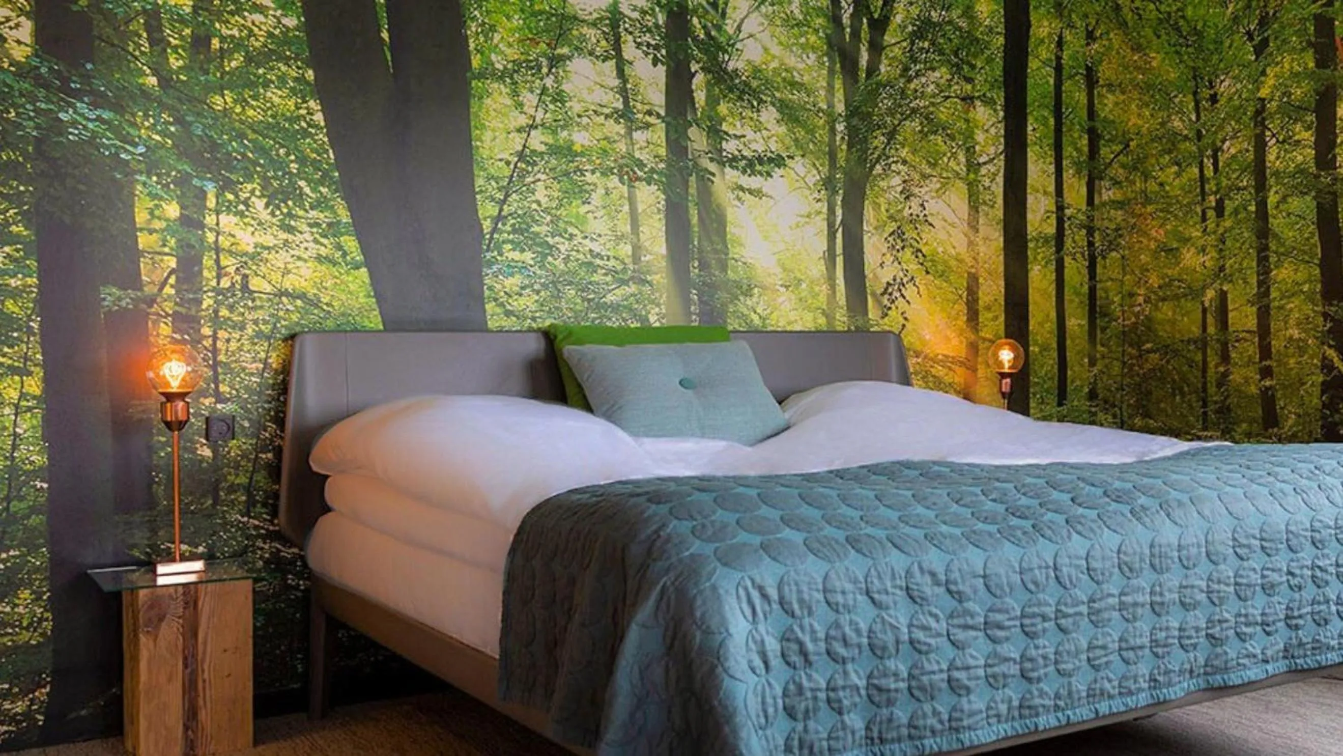 Bed in Hotel Lautrup Park