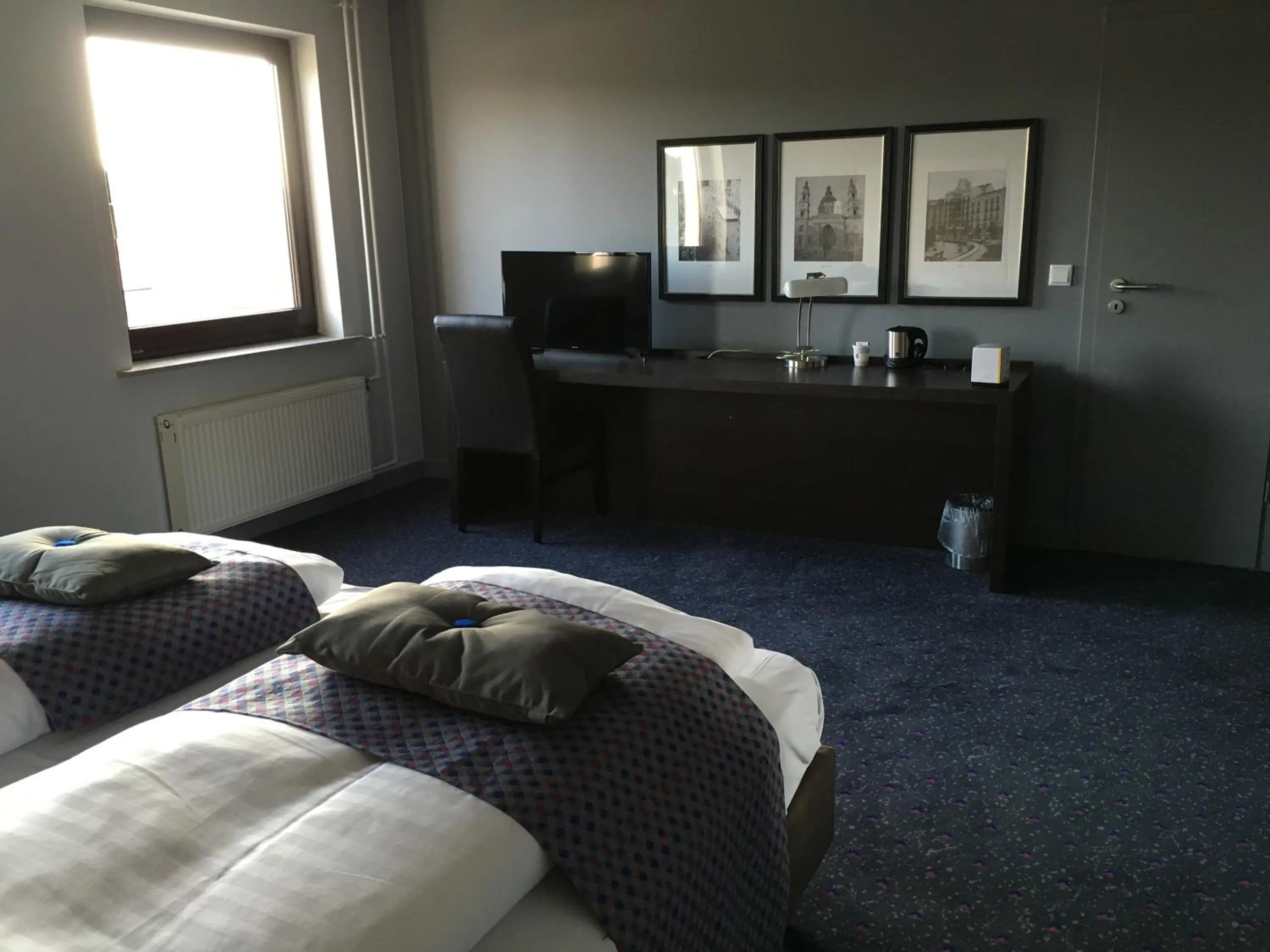 Bed in Hotel Cabinn Vejle