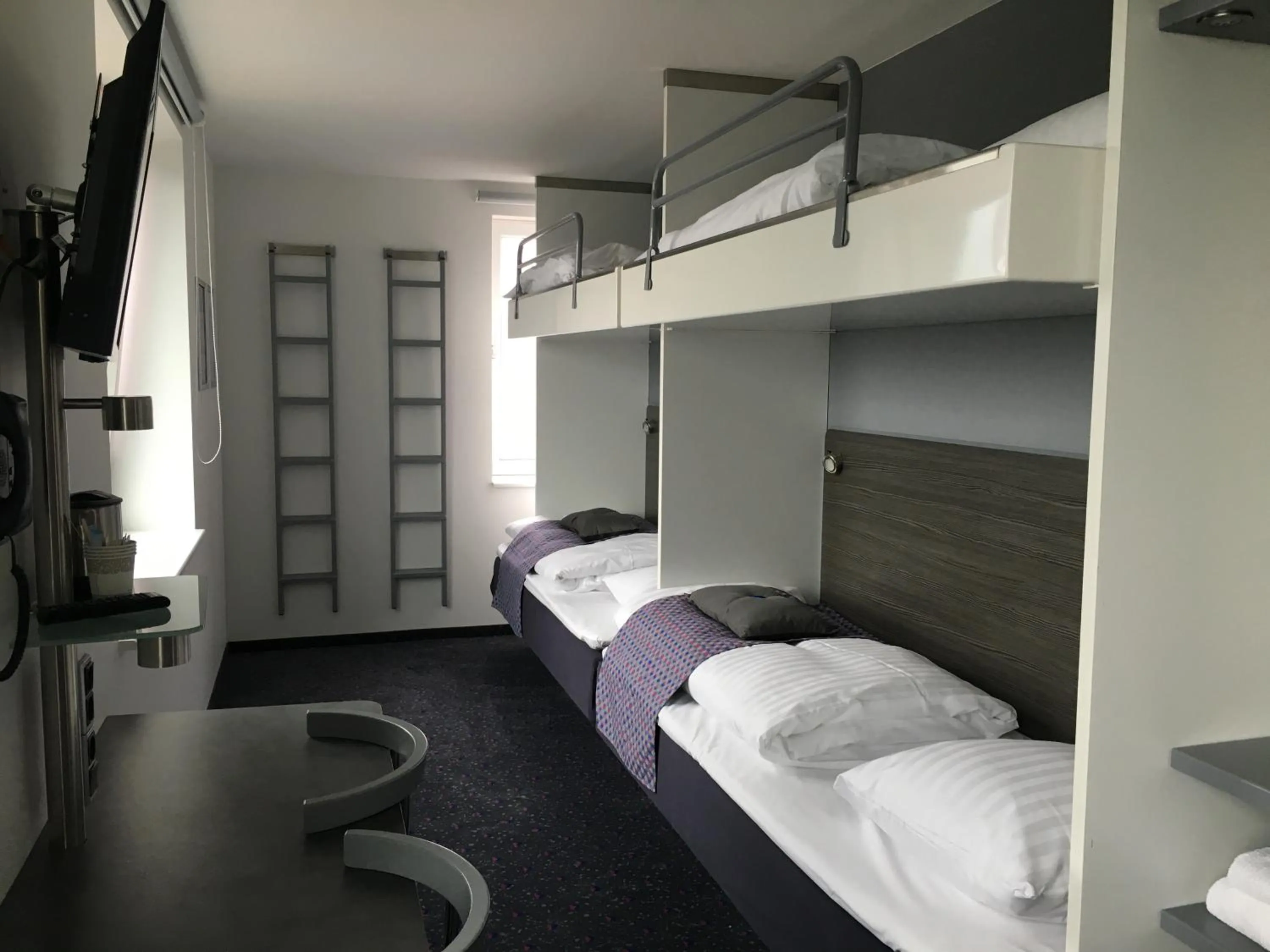 Bed in Hotel Cabinn Vejle