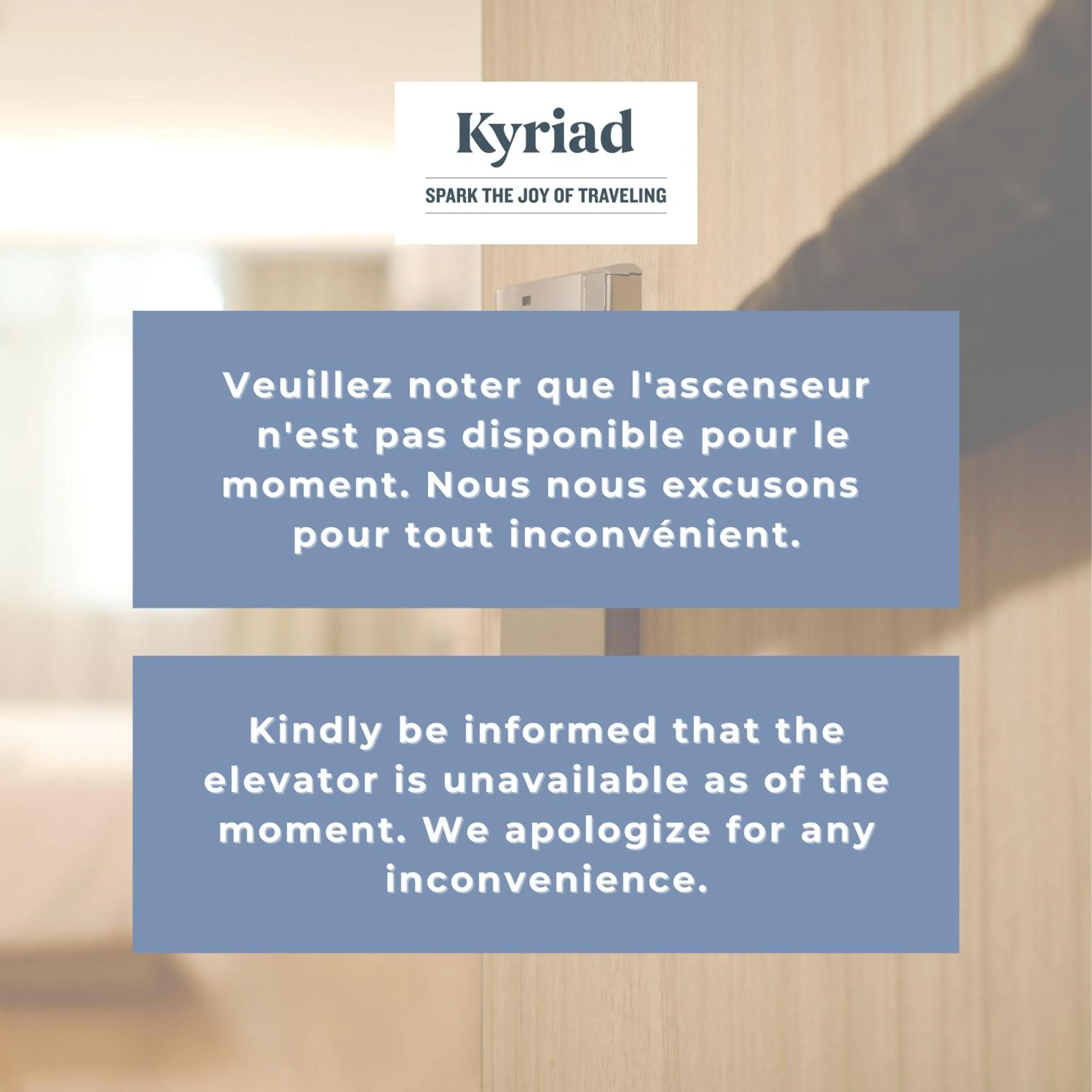 acessibility in Kyriad Pontarlier