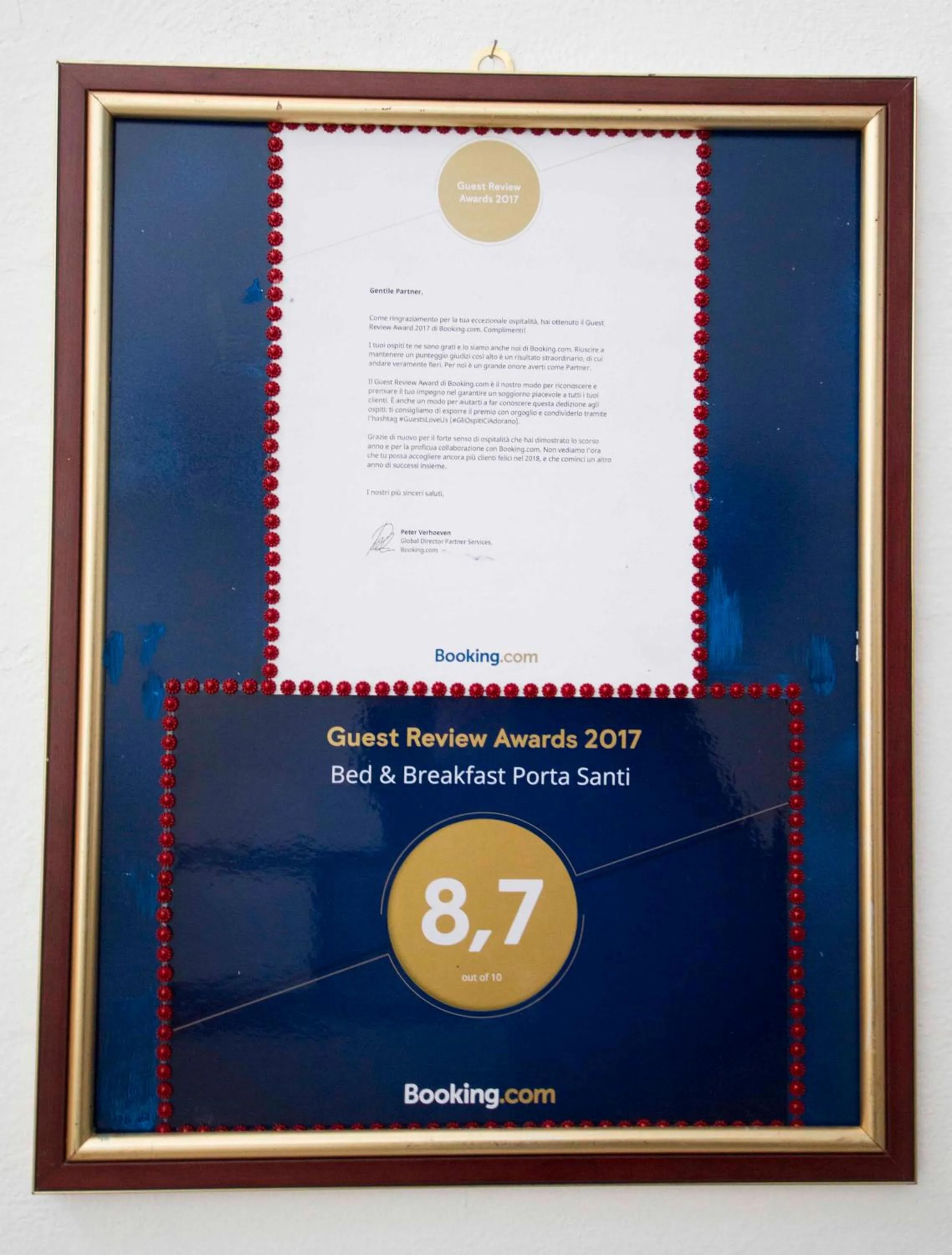 Logo/Certificate/Sign in Bed & Breakfast Porta Santi