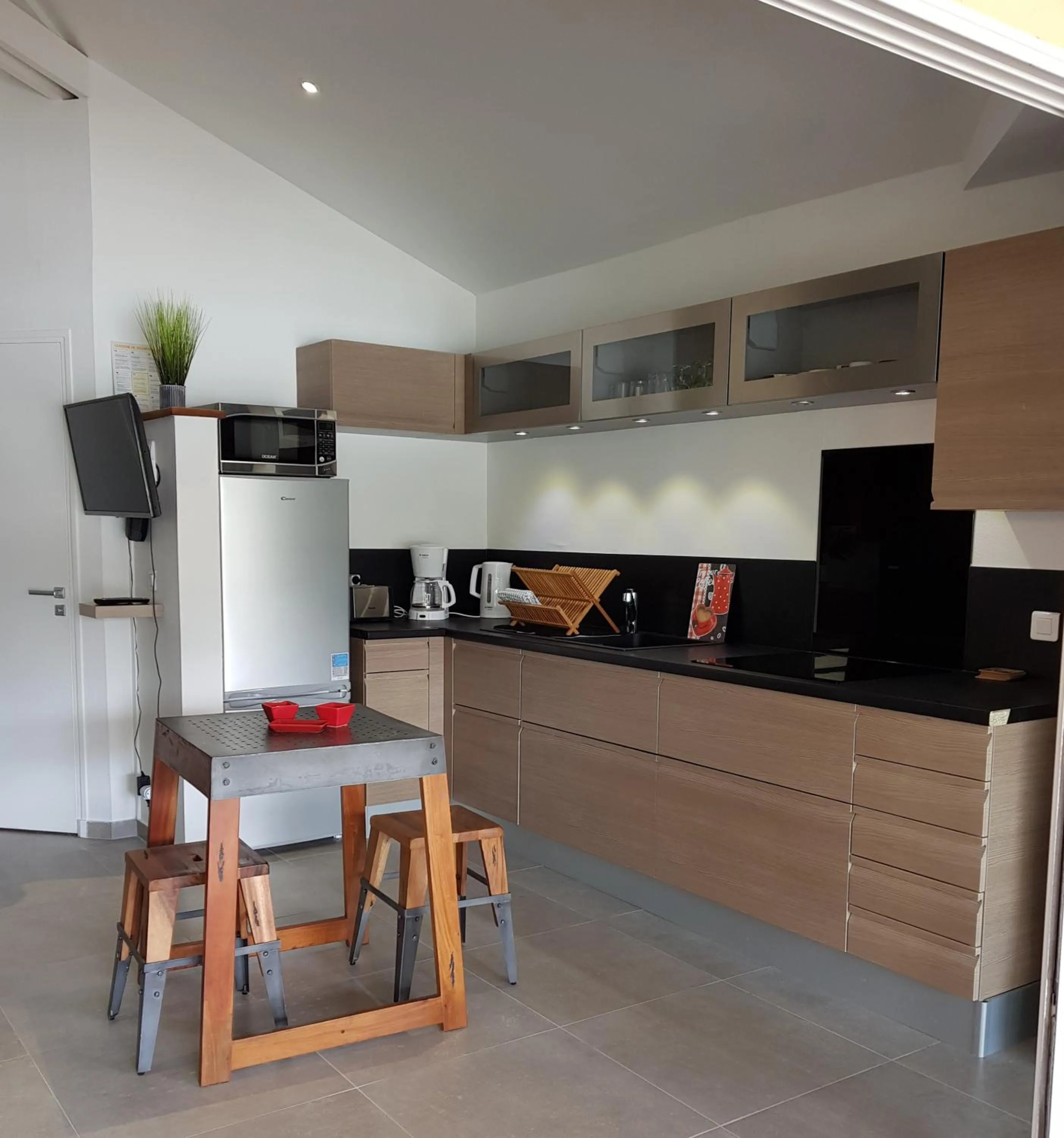 Kitchen or kitchenette in Les Balcons d'Oyster Pond