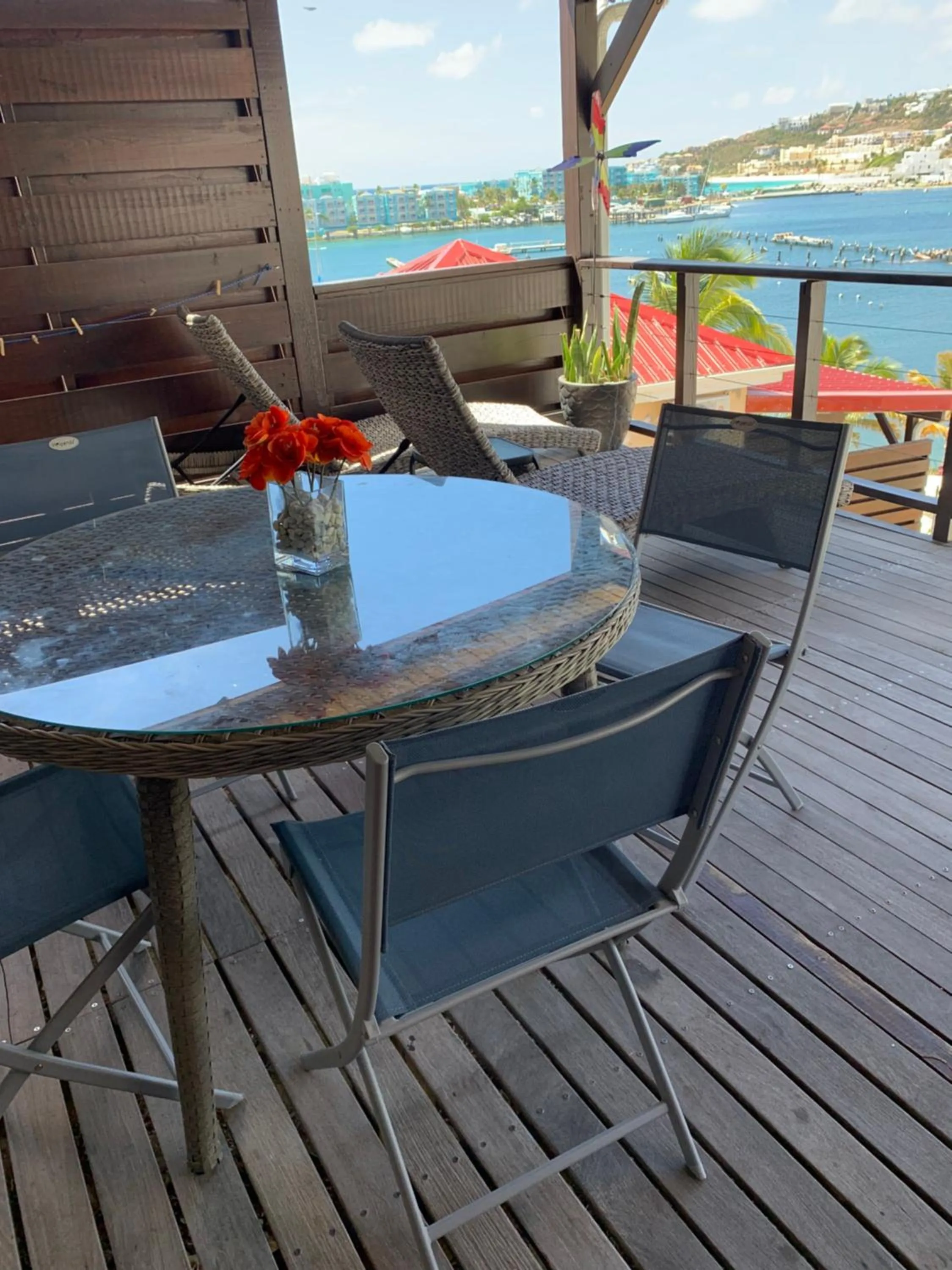 Patio in Les Balcons d'Oyster Pond